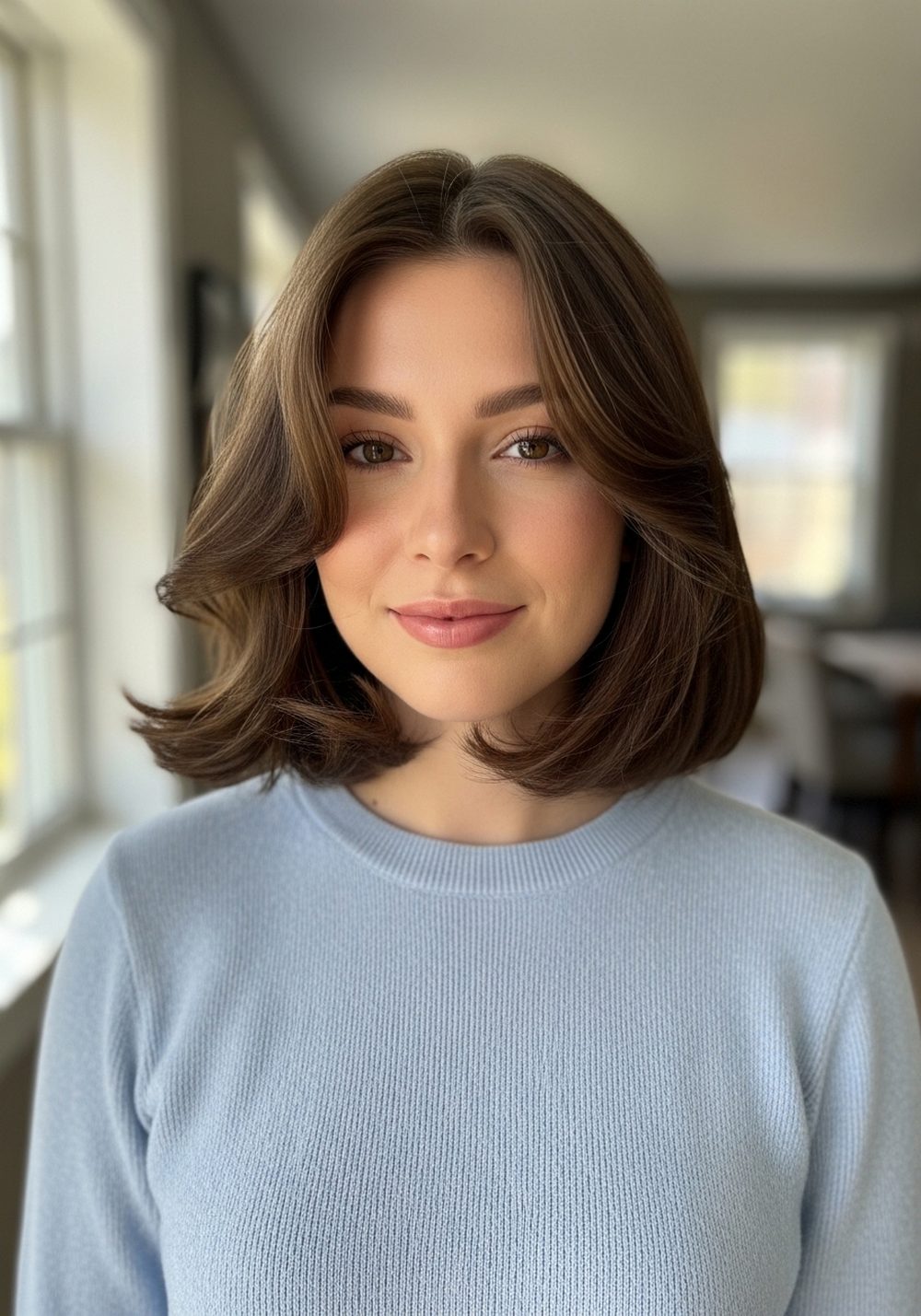 Soft Sea Sweep Mermaid Bob Waves Hairstyle