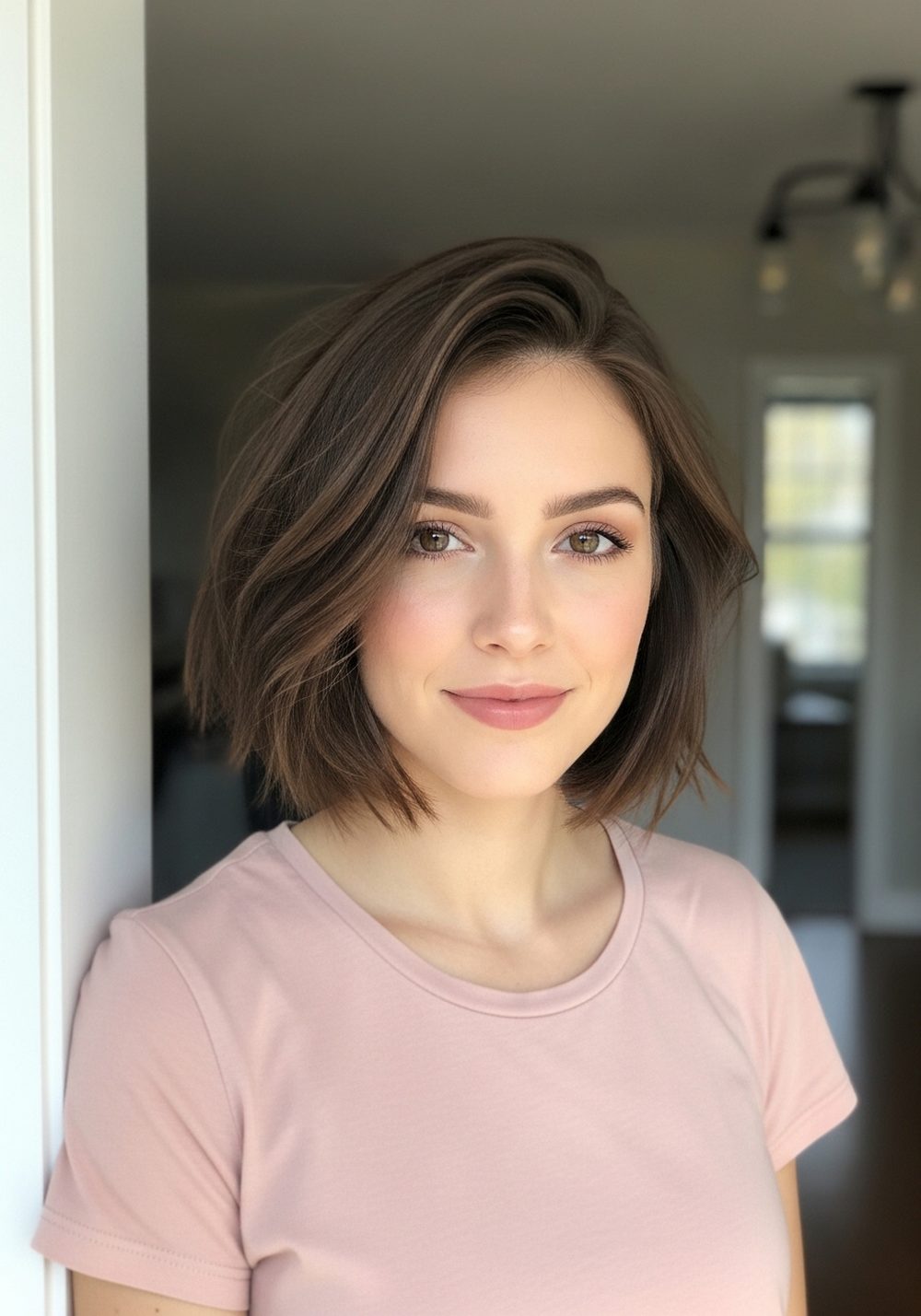 Textured French Bob Hairstyle