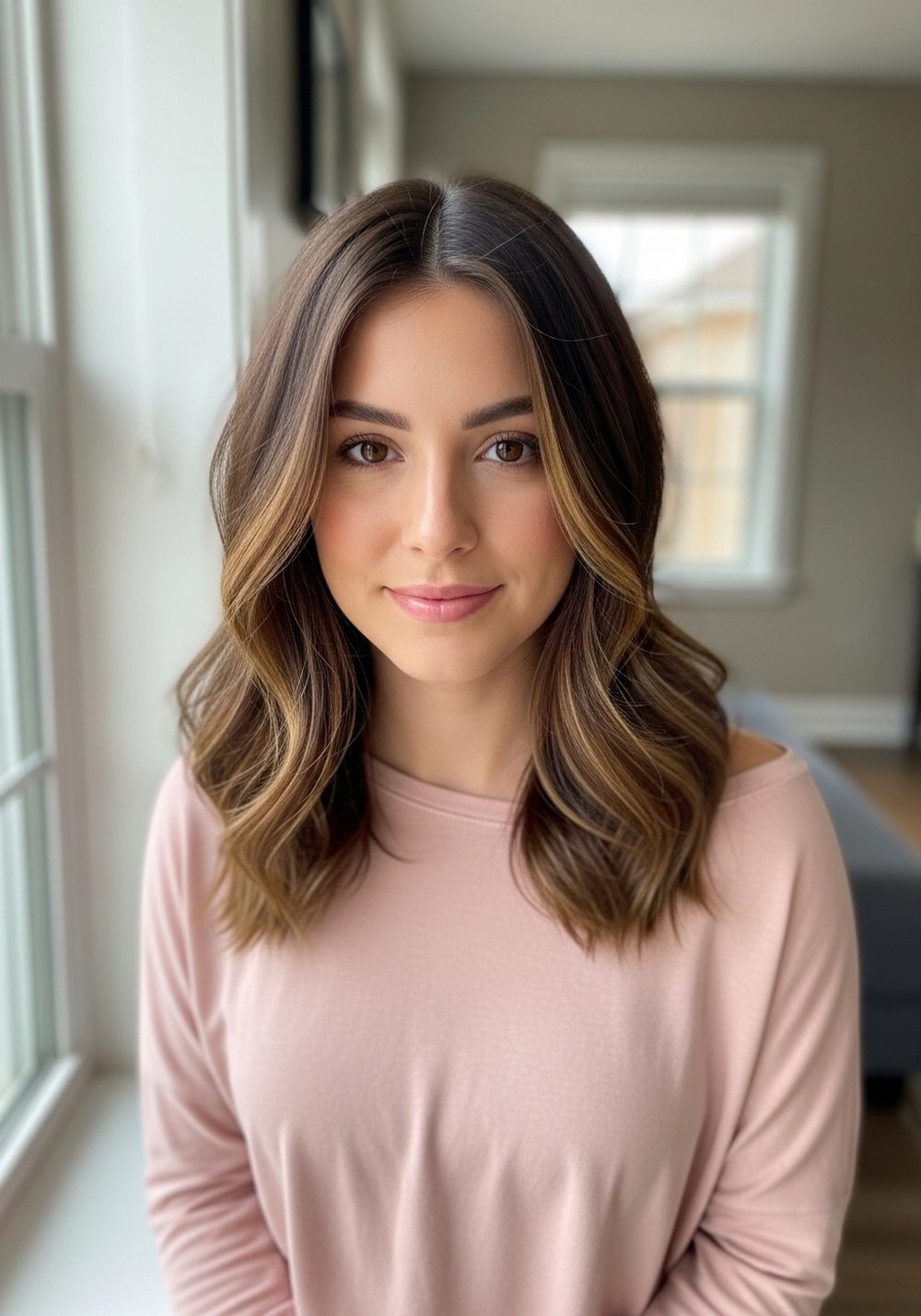 Toffee Melt Brunette Hairstyle