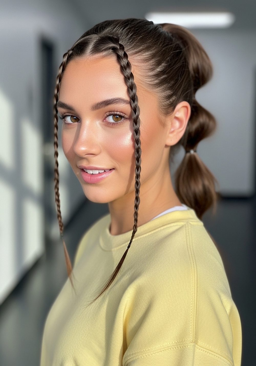 Twisted Ponytail Hairstyle