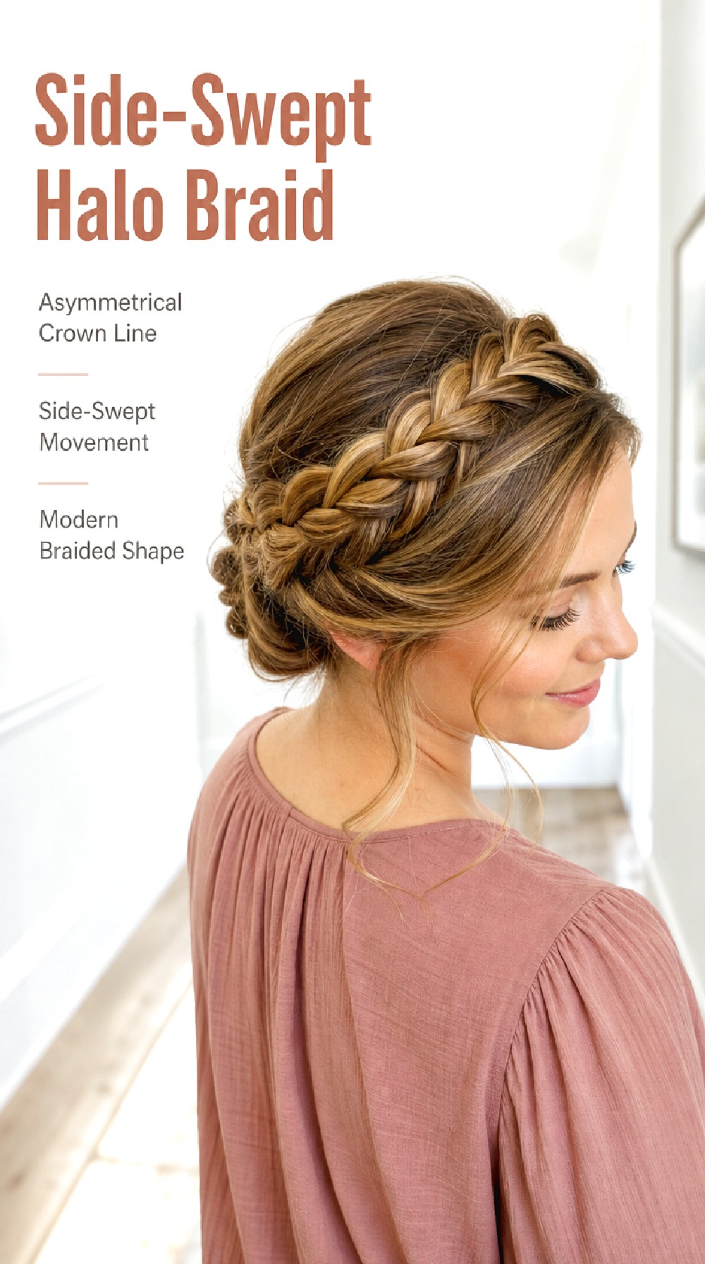 Side-Swept Halo Braid