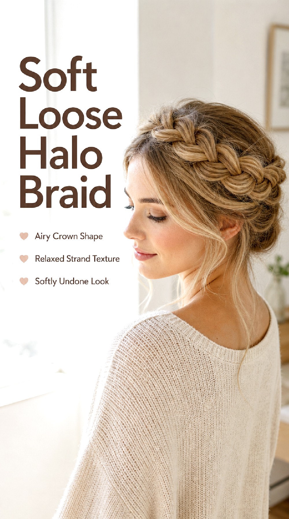 Soft Loose Halo Braid