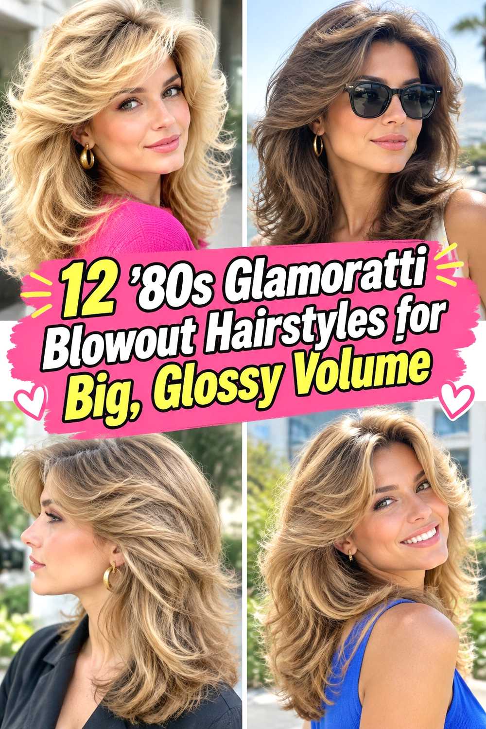 12 ’80s Glamoratti Blowout Hairstyles for Big, Glossy Volume