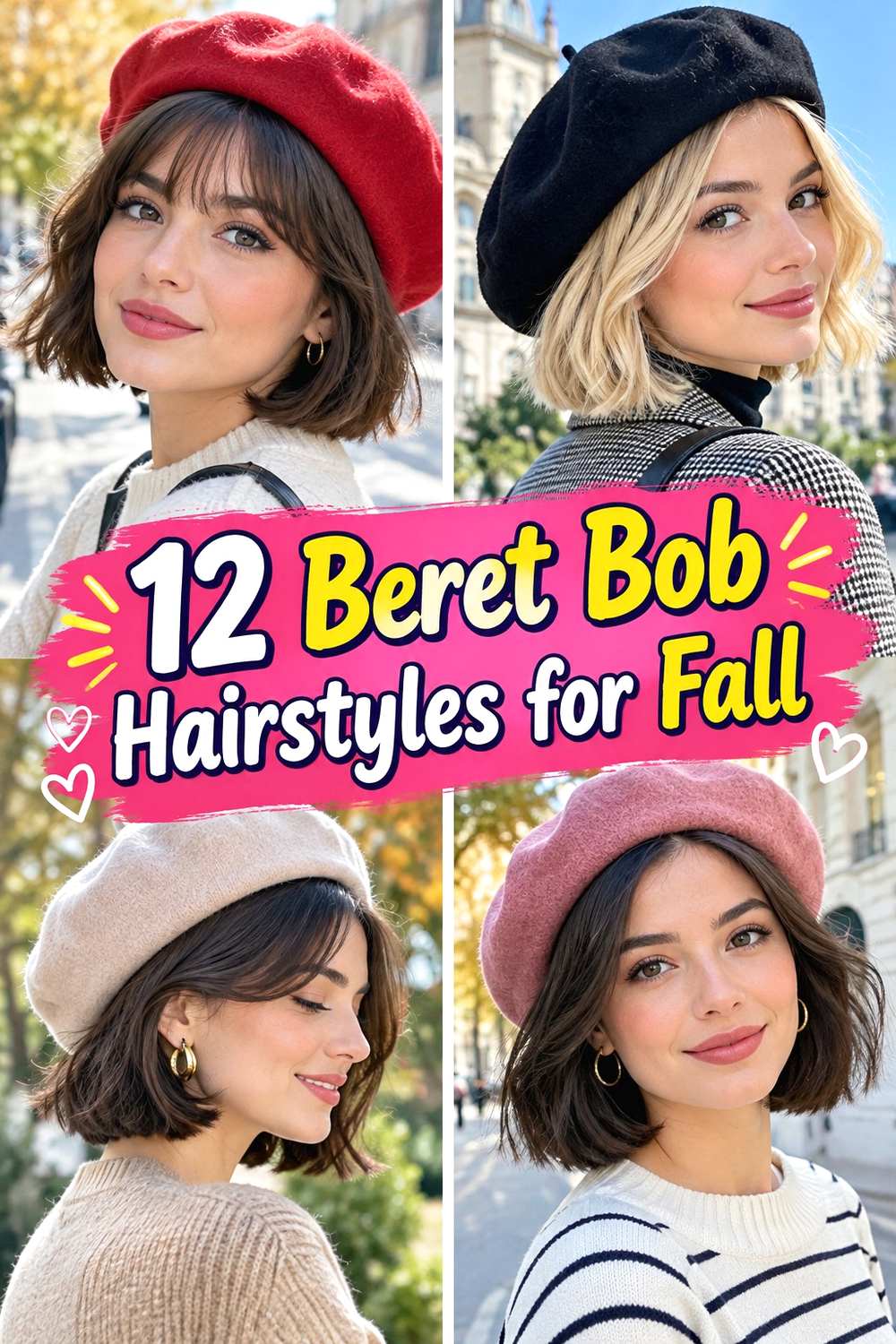 12 Beret Bob Hairstyles for Fall