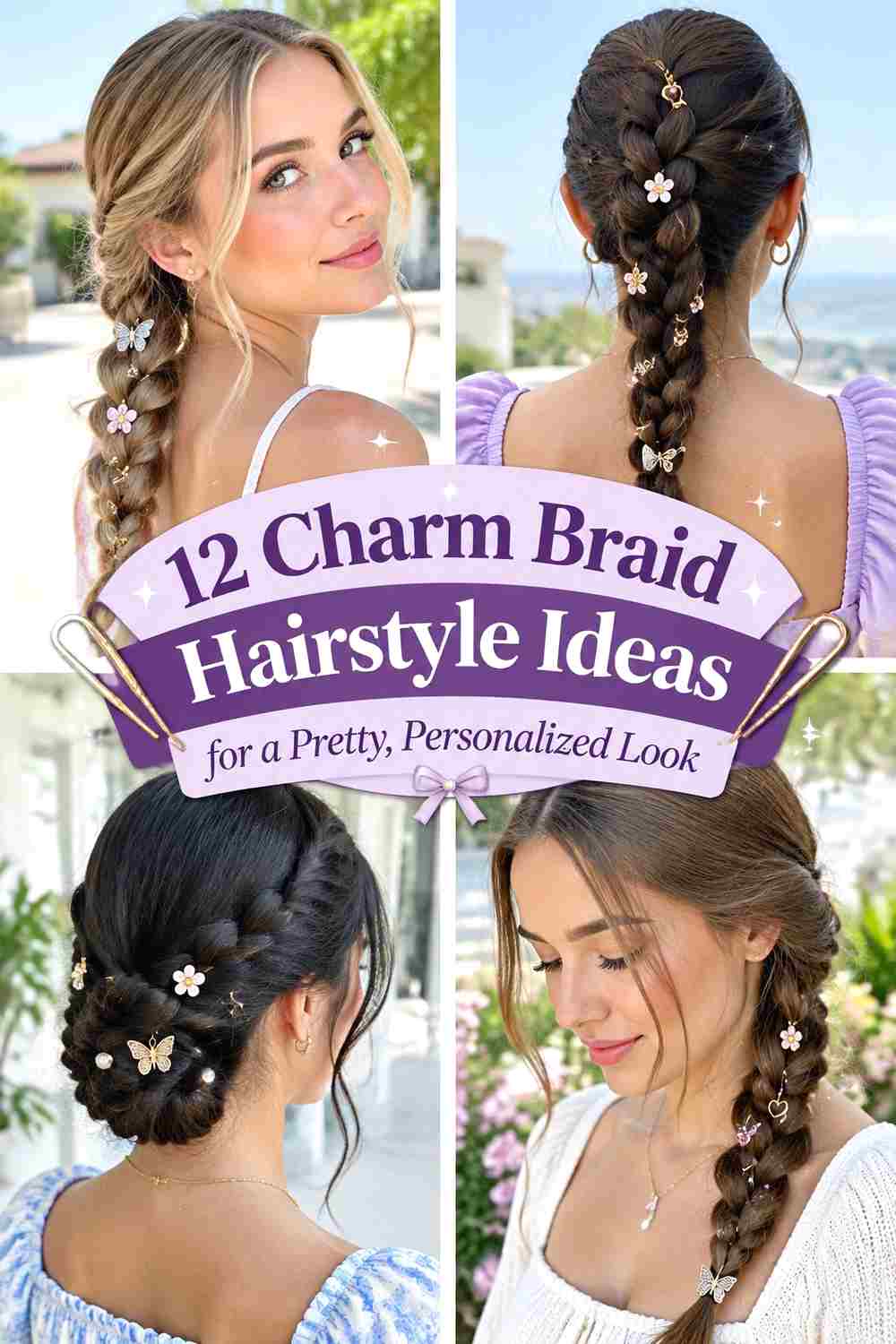 12 Charm Braid Hairstyle Ideas for a Pretty, Personalized Look