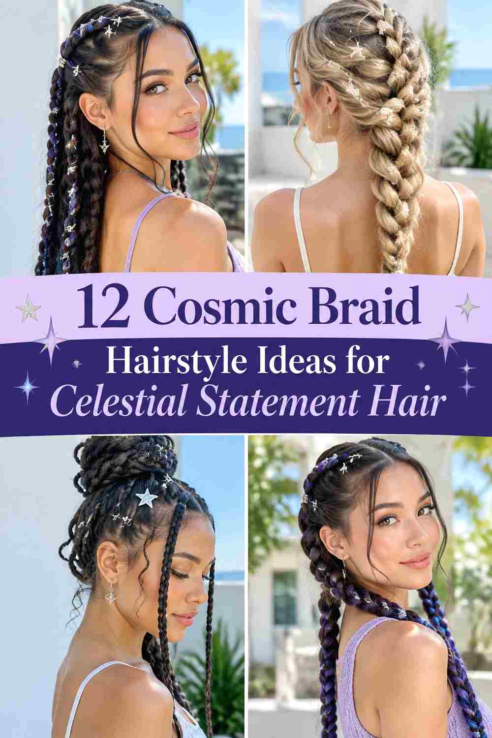 12 Cosmic Braid Hairstyle Ideas for Celestial Statement Hair