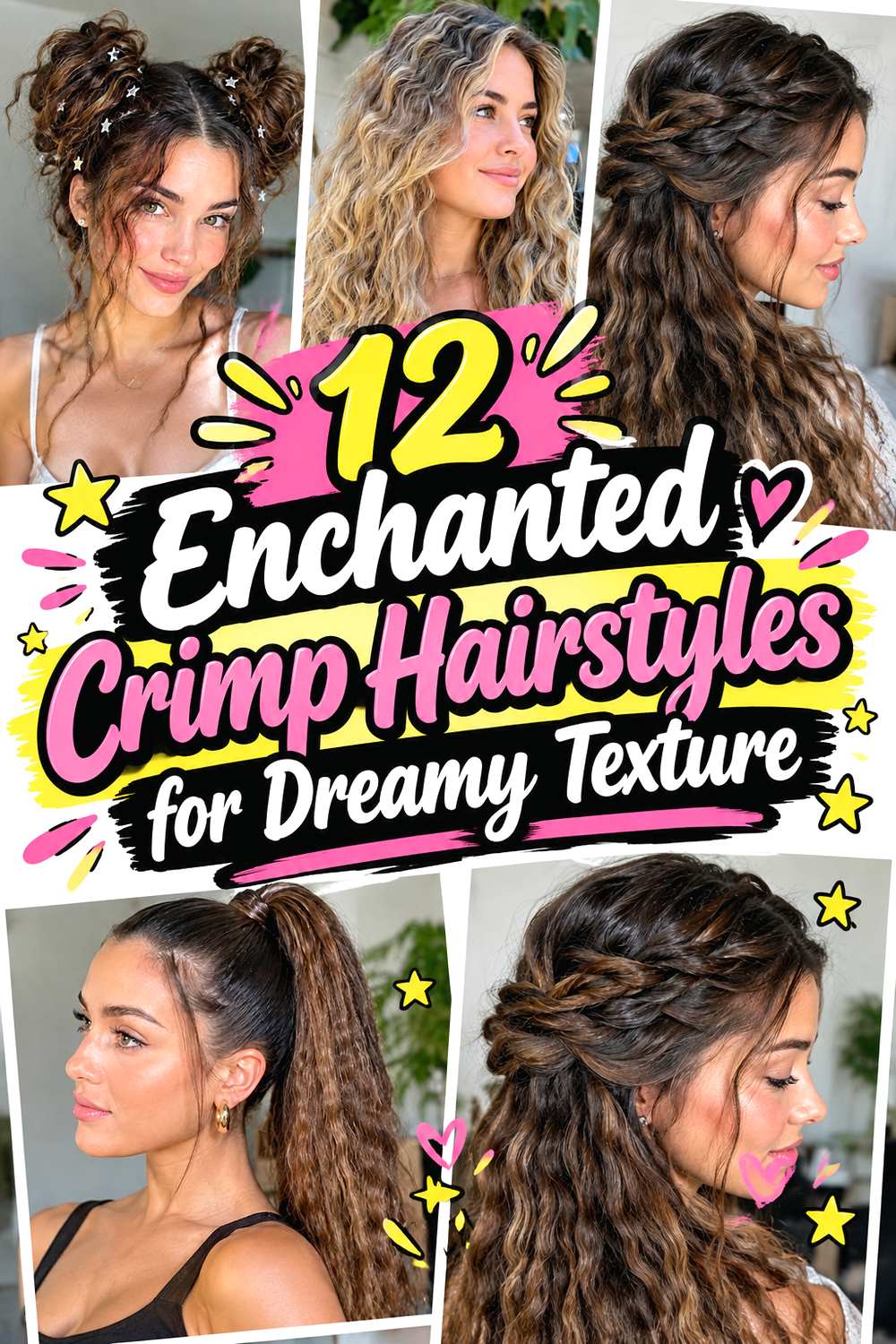 12 Enchanted Crimp Hairstyles for Dreamy Texture