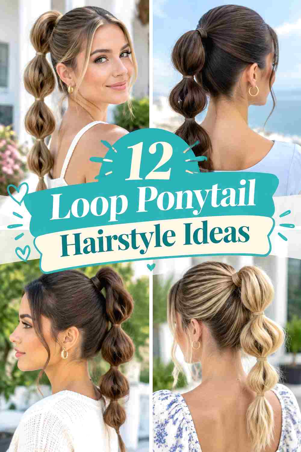 12 Loop Ponytail Hairstyle Ideas