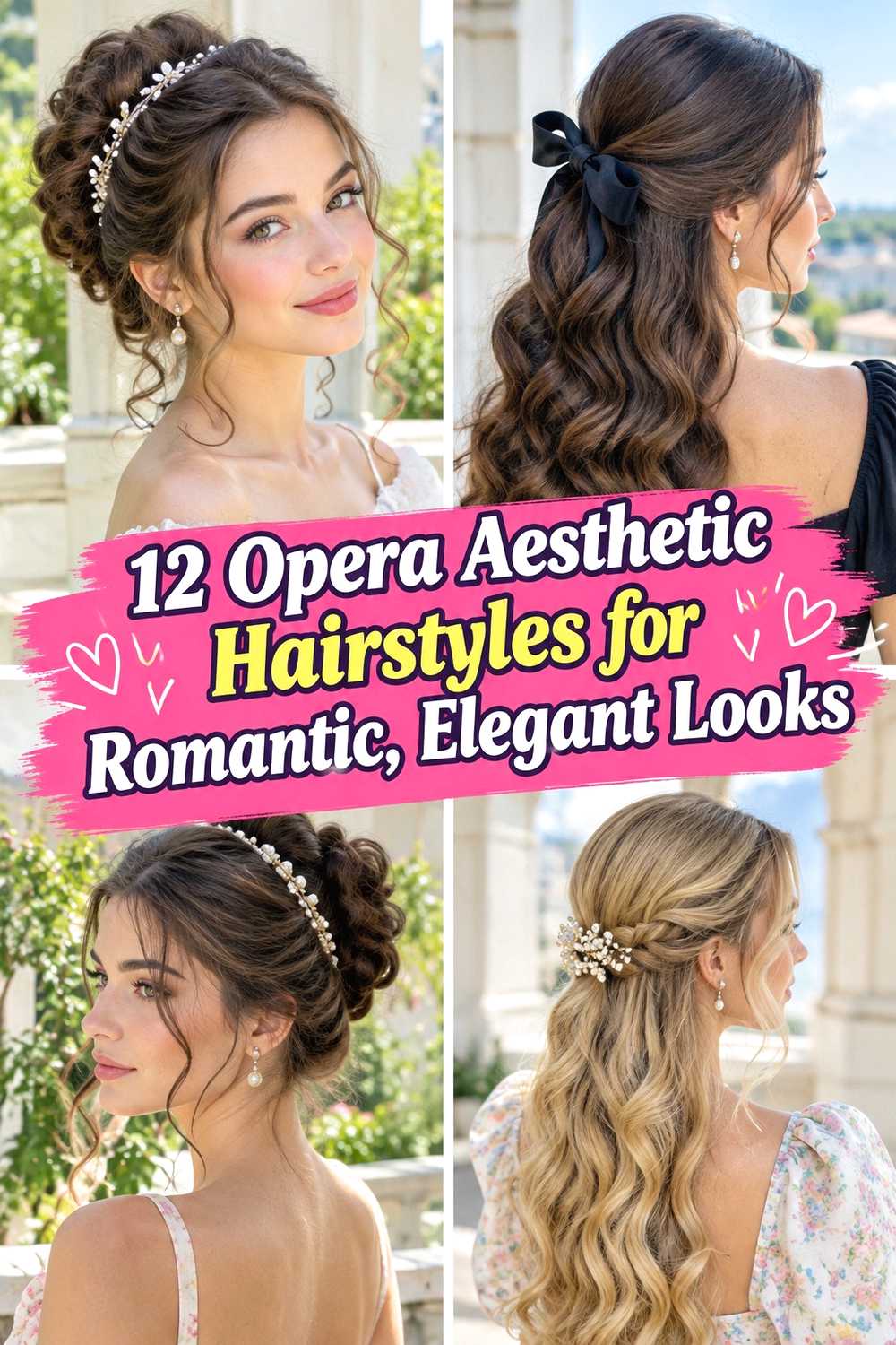 12 Opera Aesthetic Hairstyles for Romantic, Elegant Looks