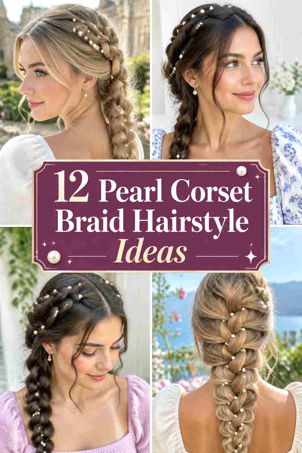12 Pearl Corset Braid Hairstyle Ideas