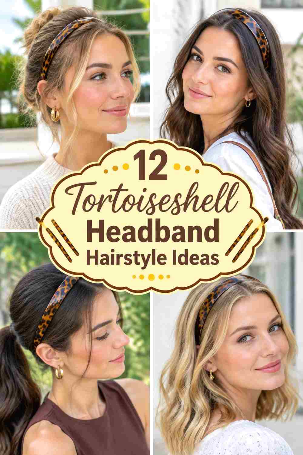12 Tortoiseshell Headband Hairstyle Ideas