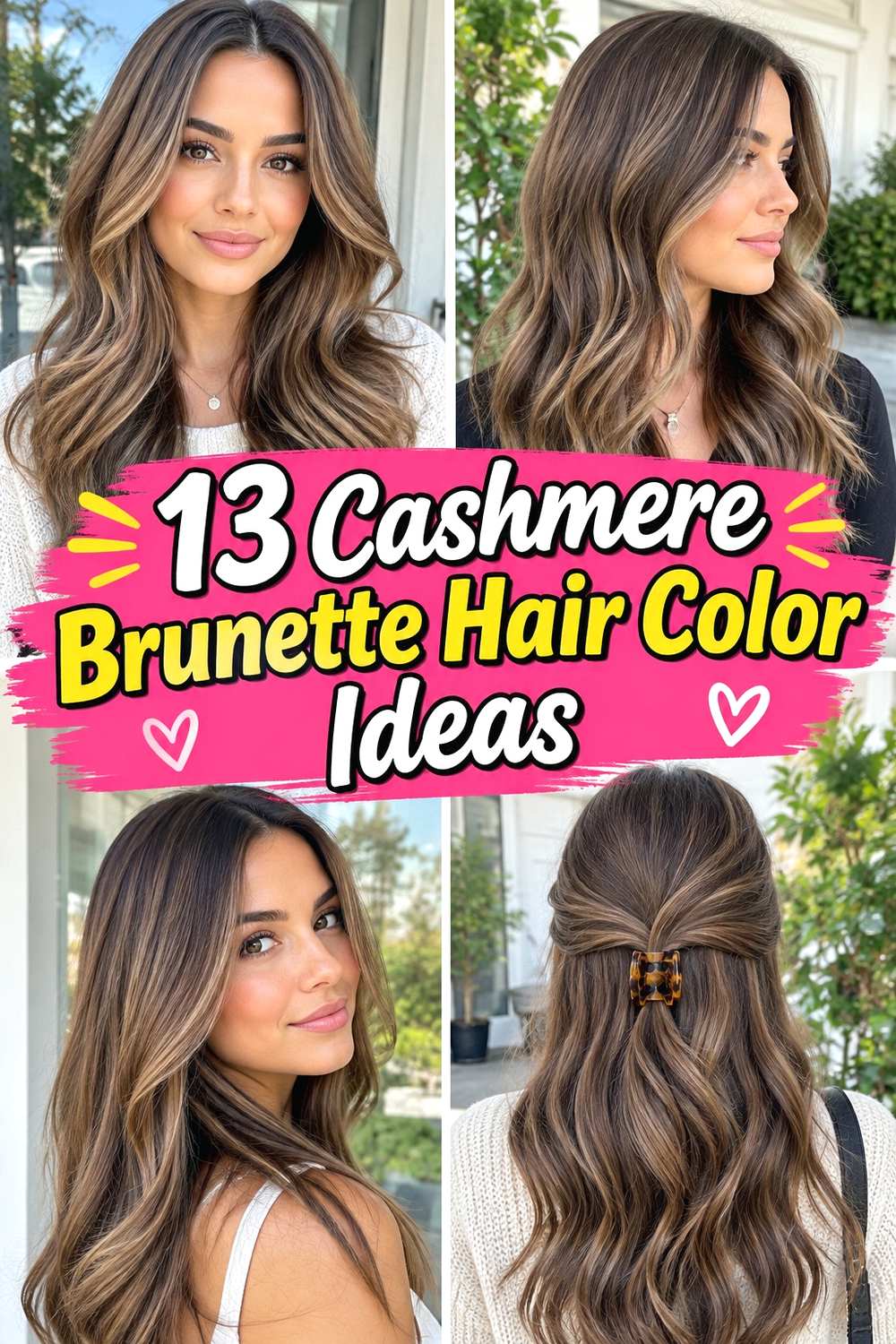13 Cashmere Brunette Hair Color Ideas