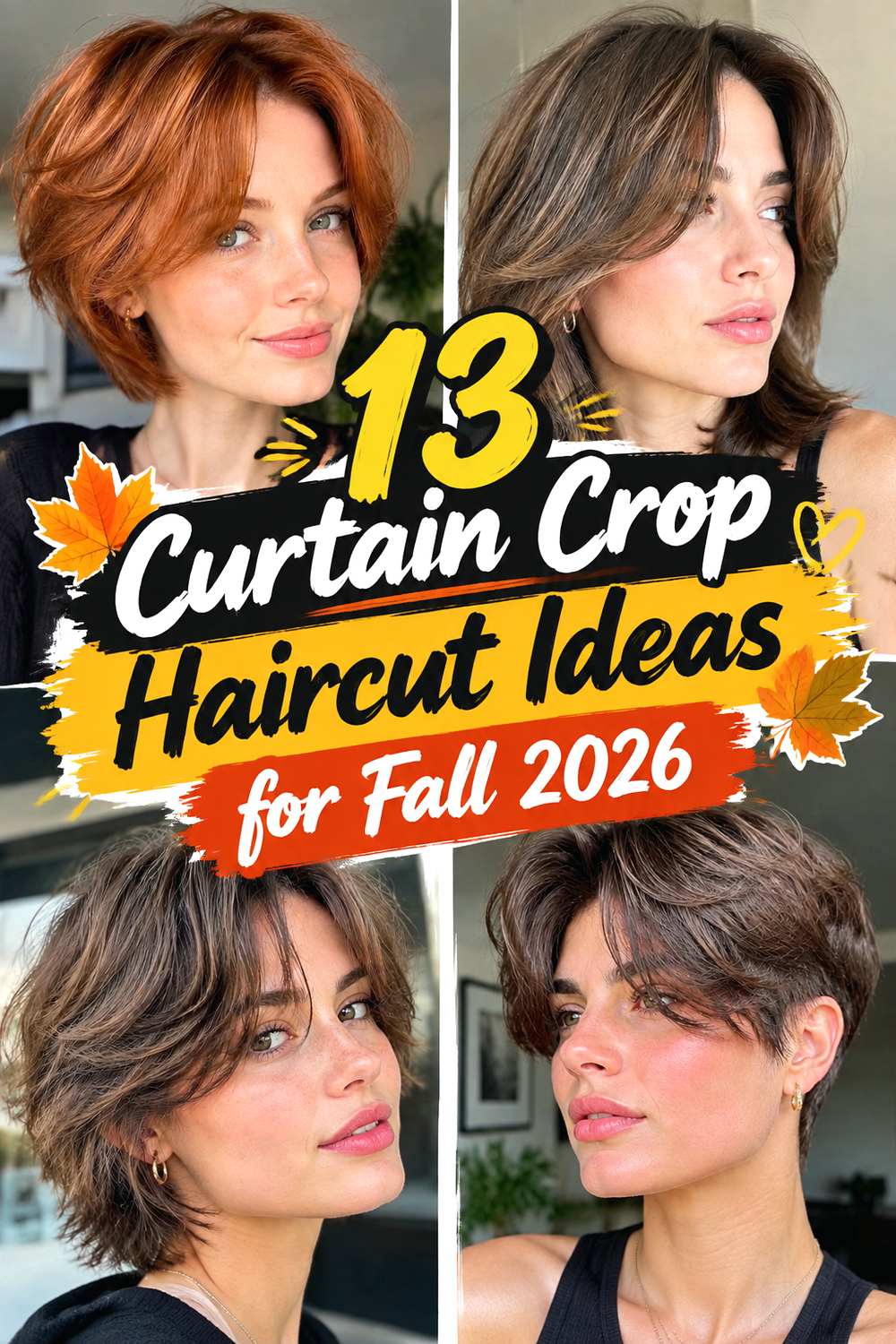 13 Curtain Crop Haircut Ideas for Fall 2026