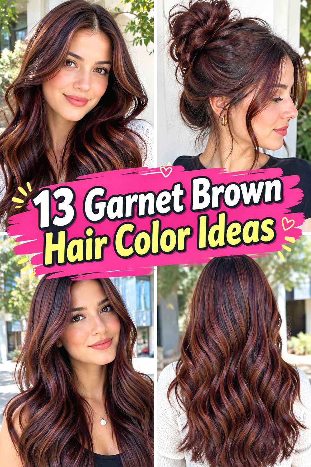 13 Garnet Brown Hair Color Ideas