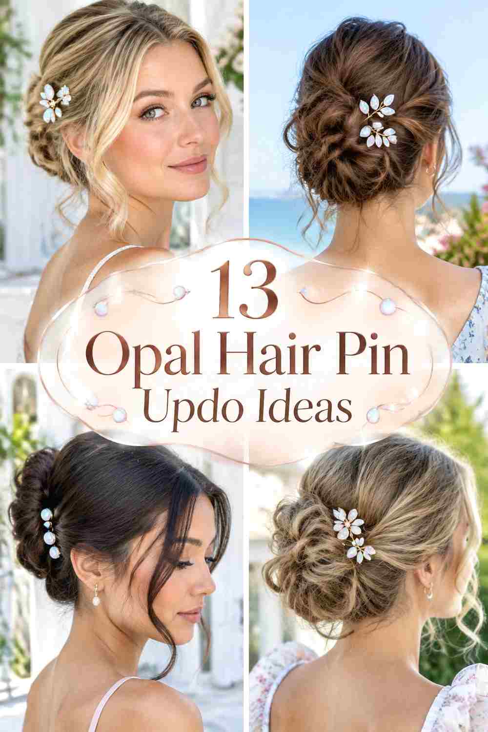 13 Opal Hair Pin Updo Ideas