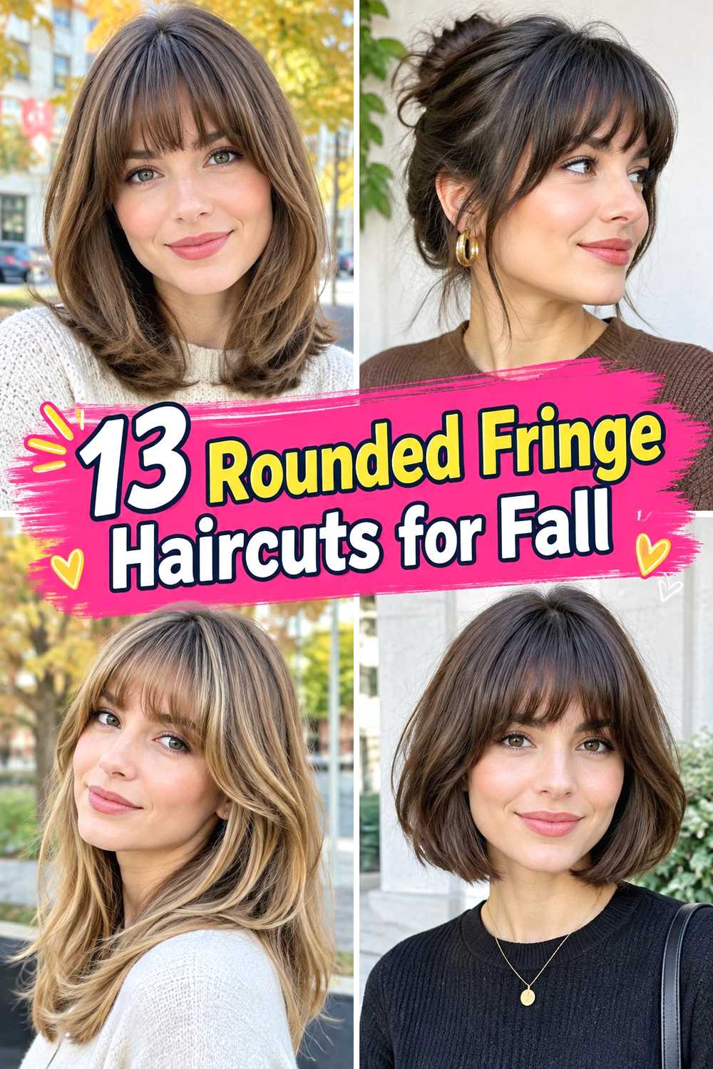 13 Rounded Fringe Haircuts for Fall