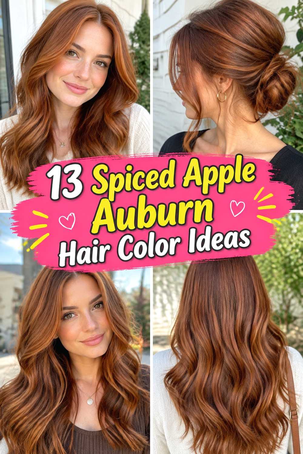 13 Spiced Apple Auburn Hair Color Ideas