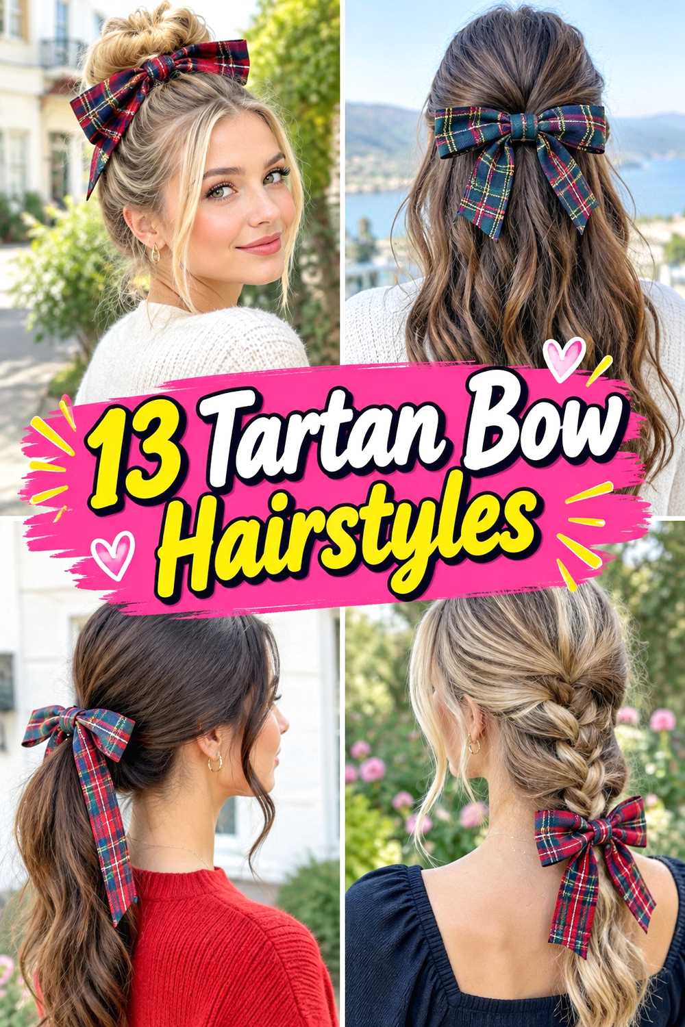 13 Tartan Bow Hairstyles