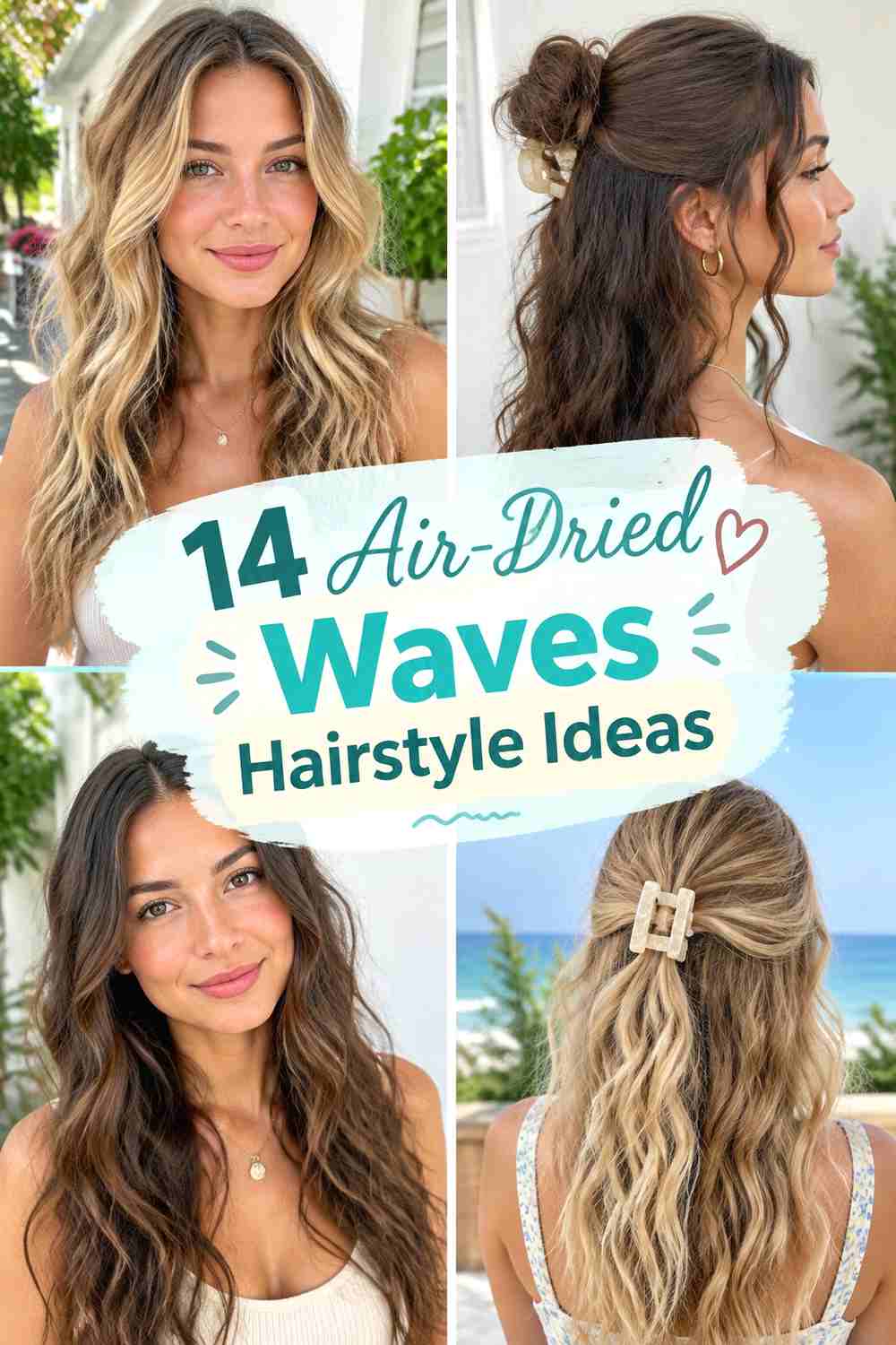 14 Air-Dried Waves Hairstyle Ideas