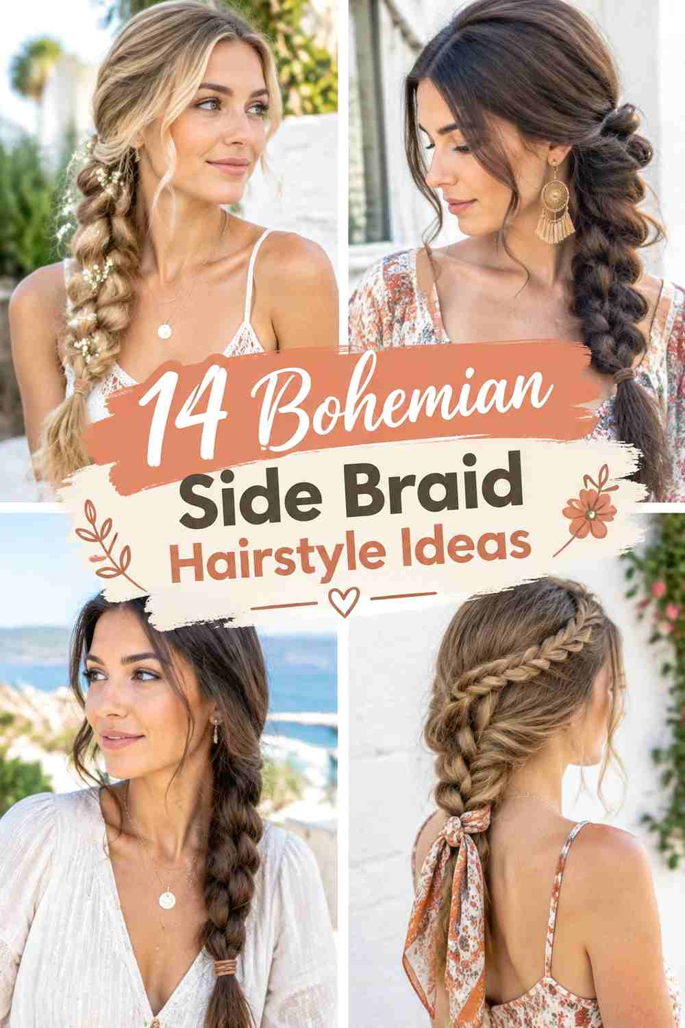 14 Bohemian Side Braid Hairstyle Ideas