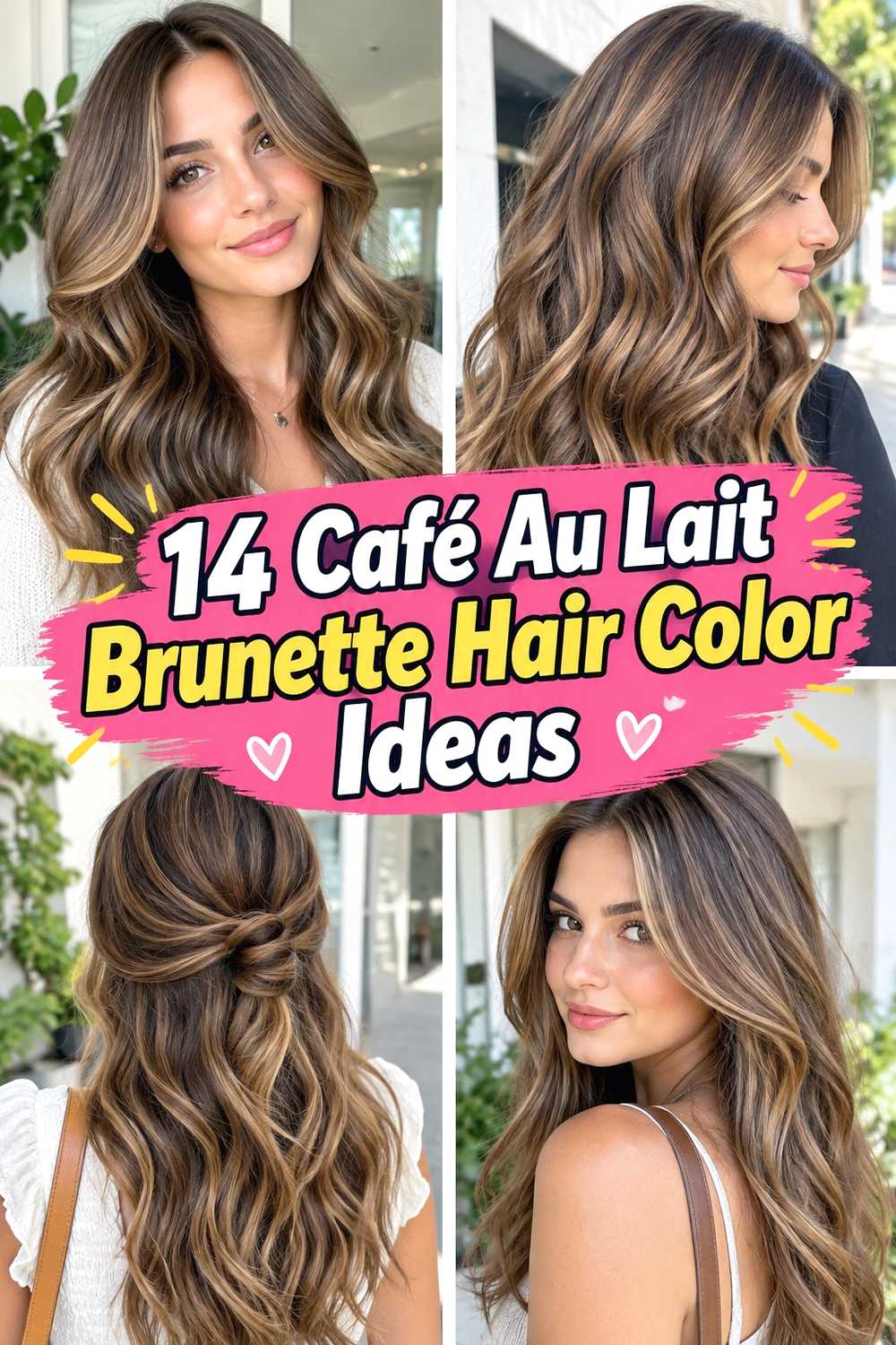 14 Café Au Lait Brunette Hair Color Ideas
