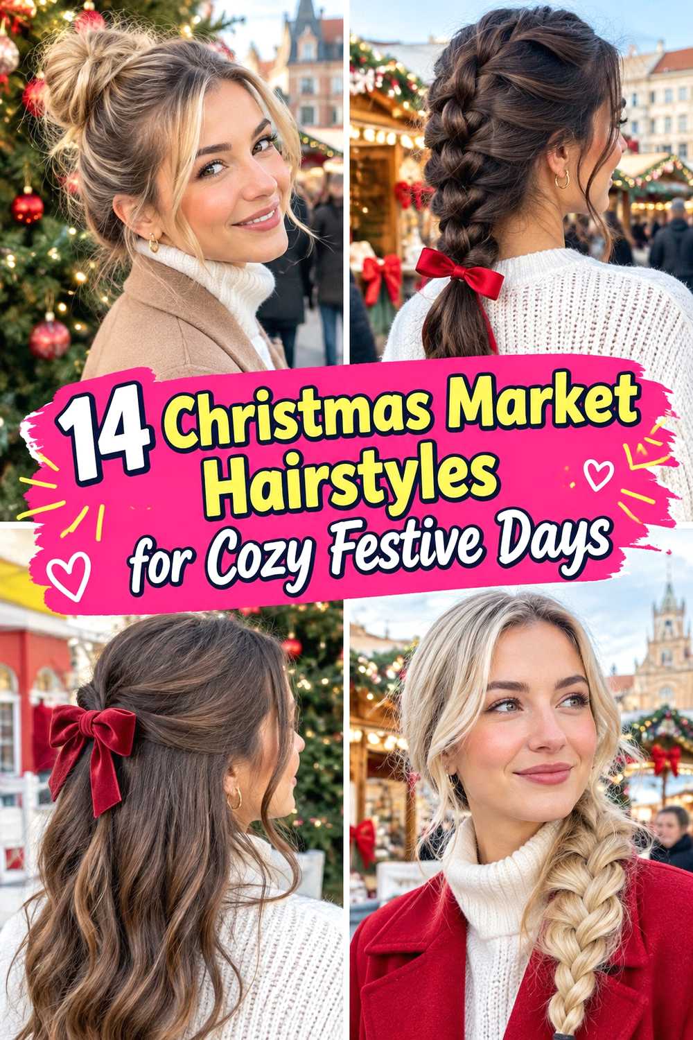 14 Christmas Market Hairstyles for Cozy Festive Days