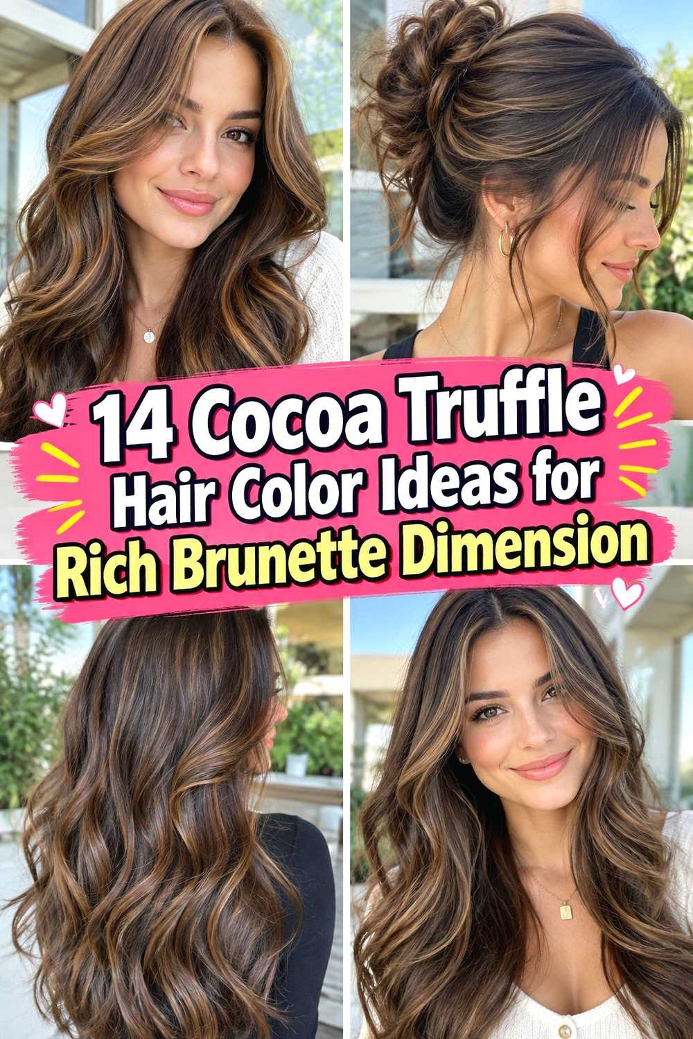 14 Cocoa Truffle Hair Color Ideas for Rich Brunette Dimension