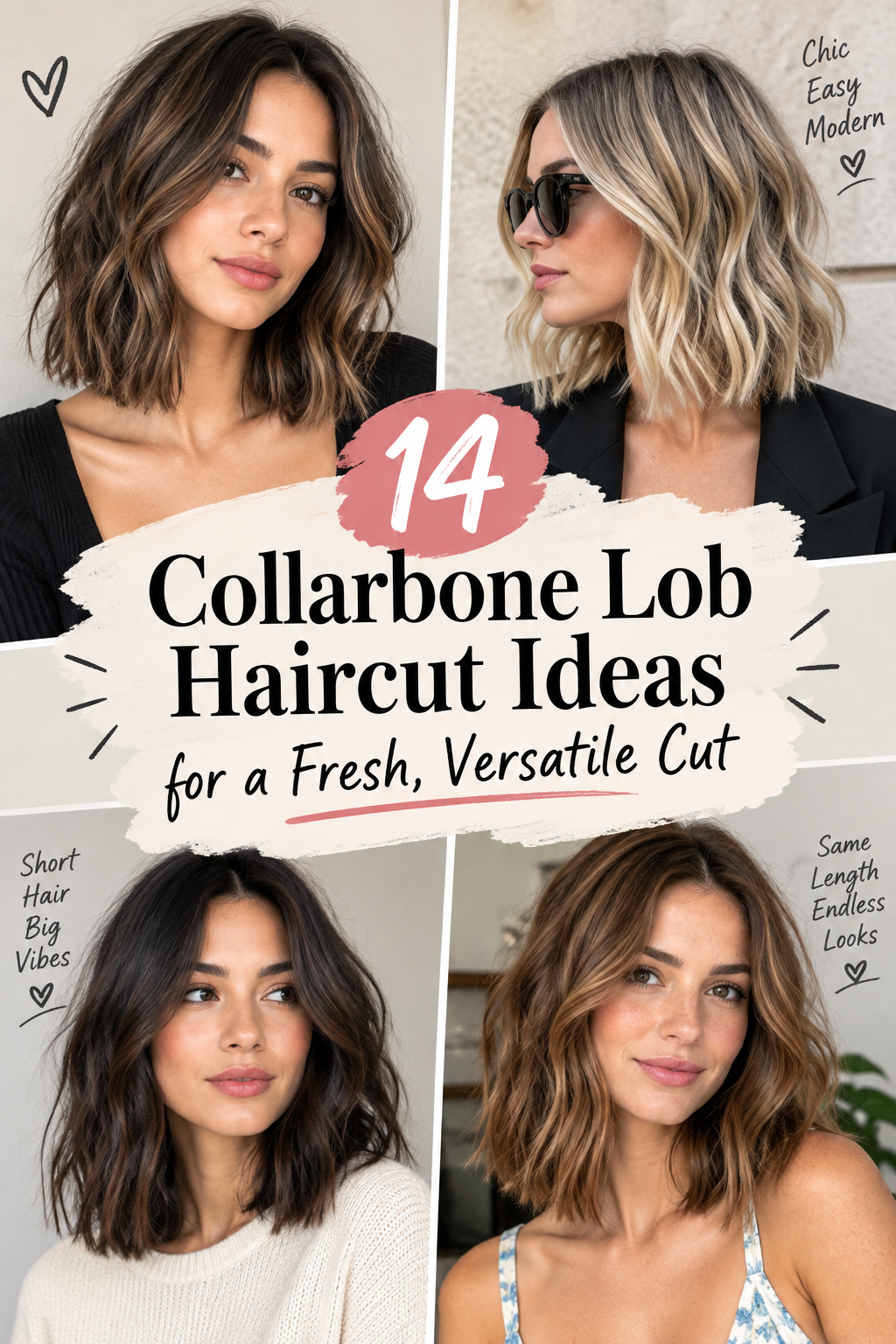 14 Collarbone Lob Haircut Ideas for a Fresh, Versatile Cut