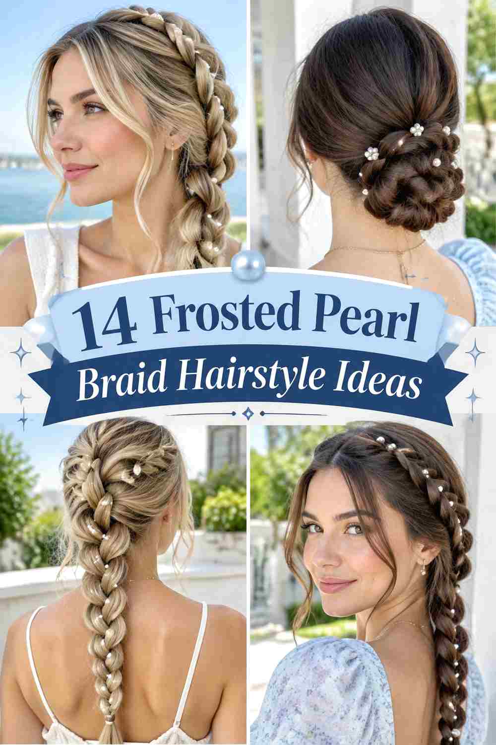 14 Frosted Pearl Braid Hairstyle Ideas