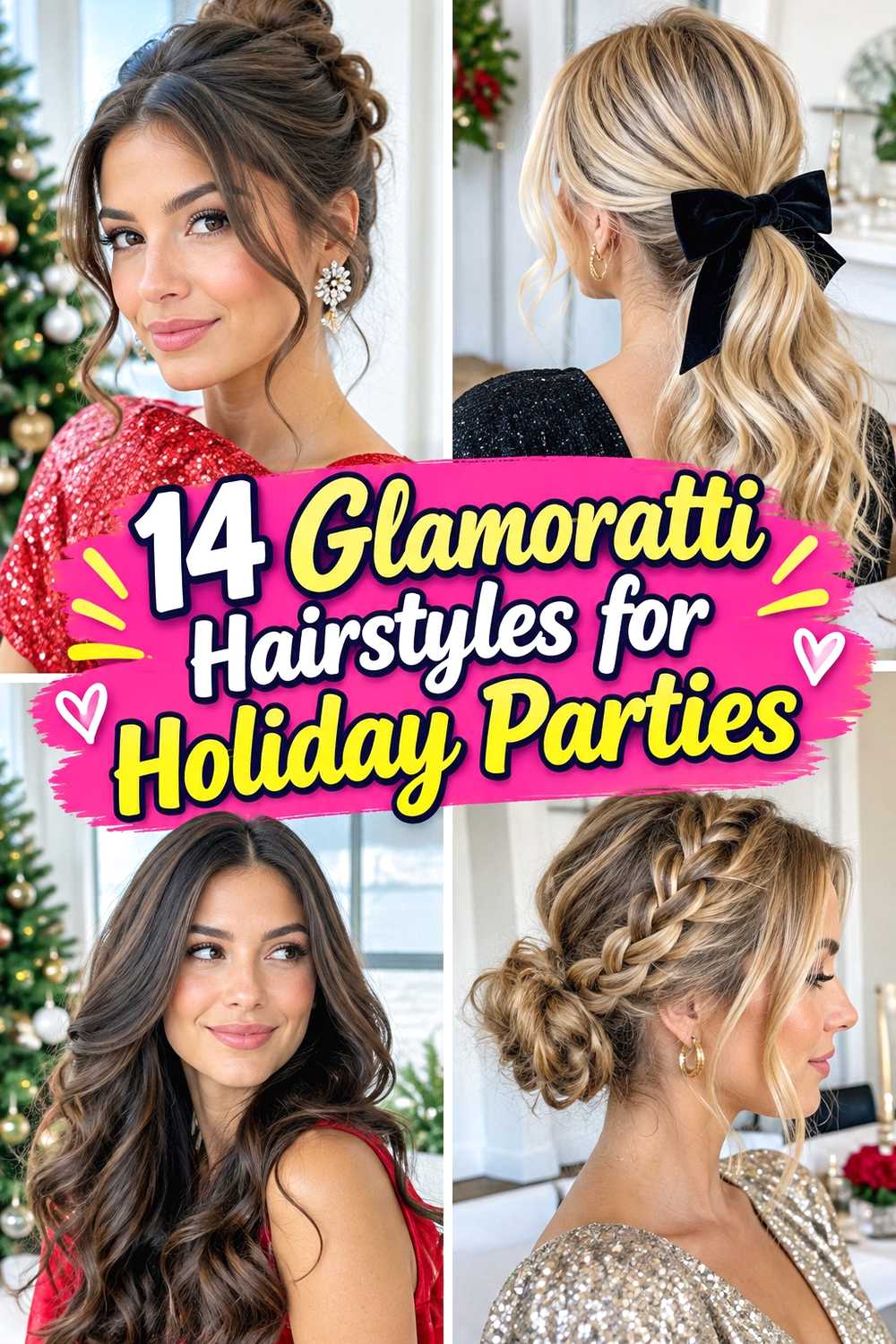 14 Glamoratti Hairstyles for Holiday Parties