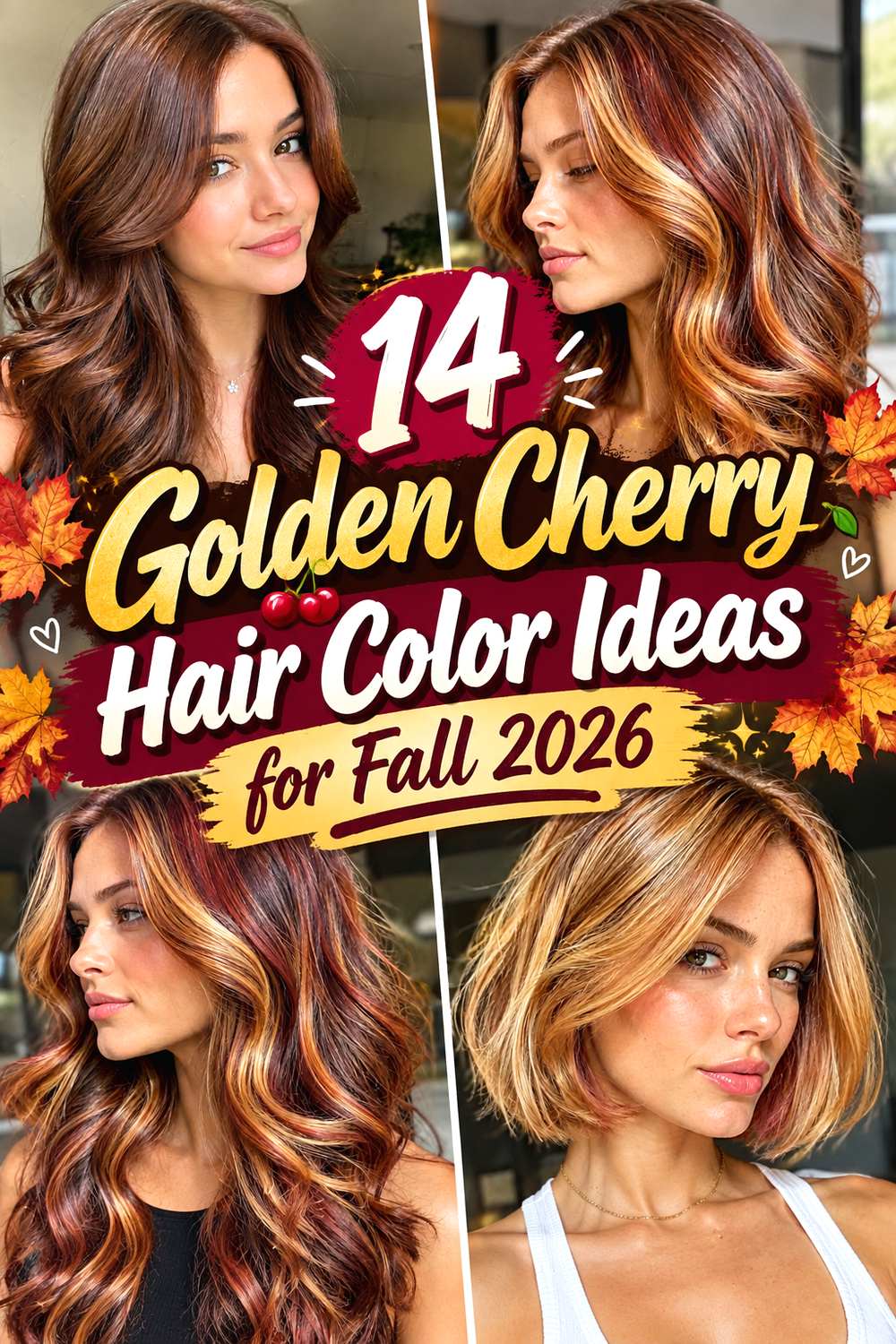 14 Golden Cherry Hair Color Ideas for Fall 2026