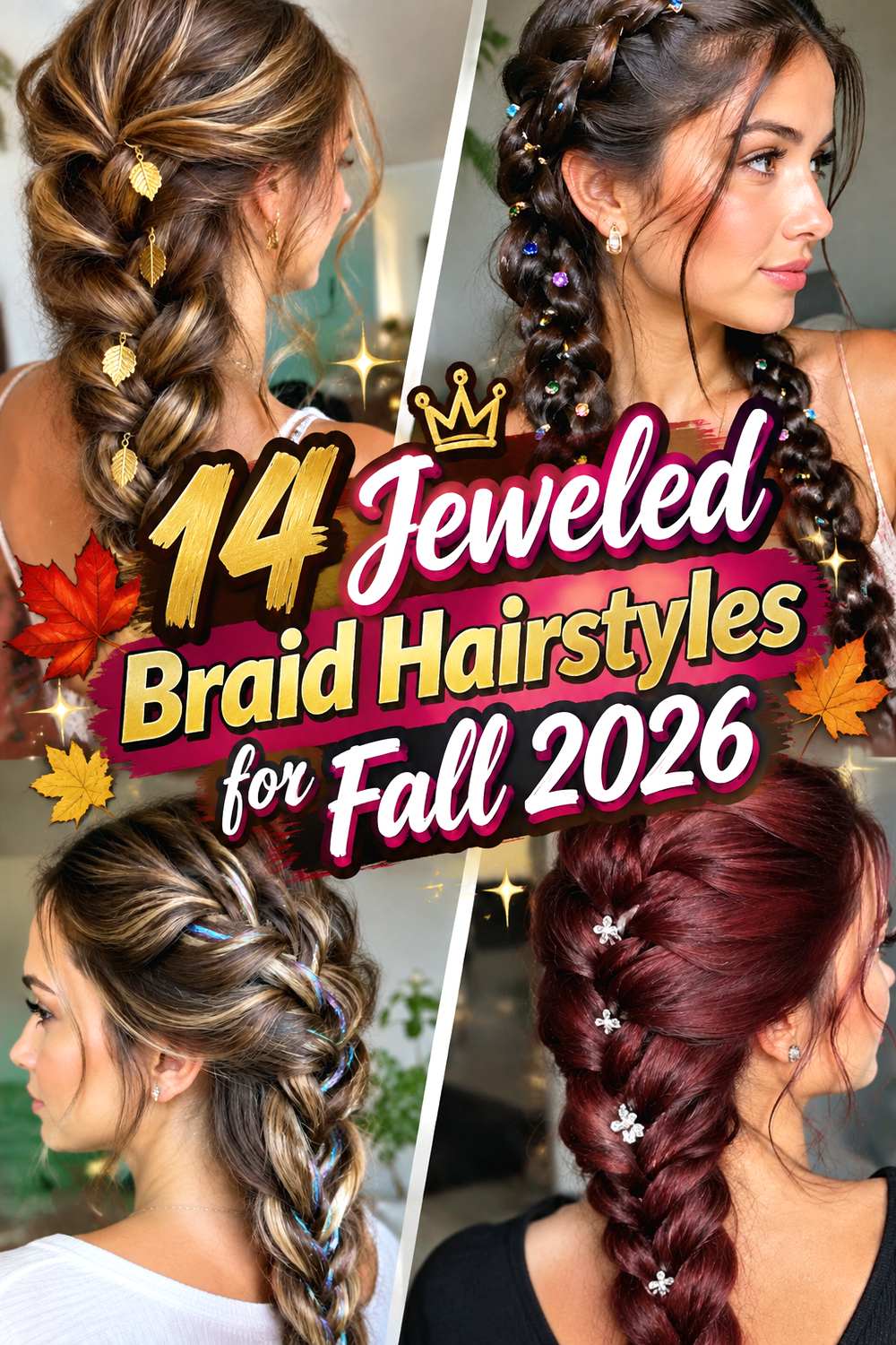 14 Jeweled Braid Hairstyles for Fall 2026
