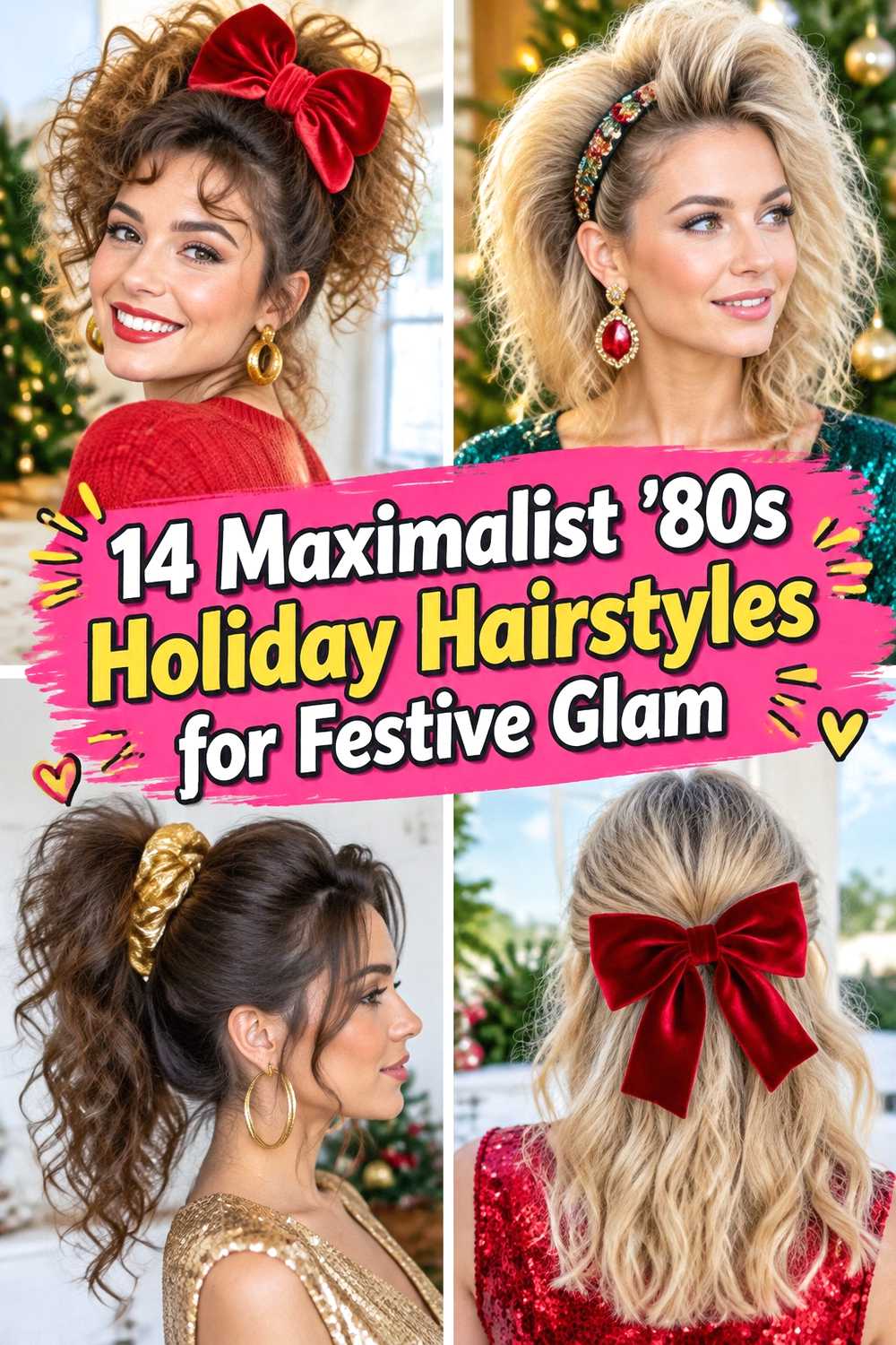 14 Maximalist ’80s Holiday Hairstyles for Festive Glam