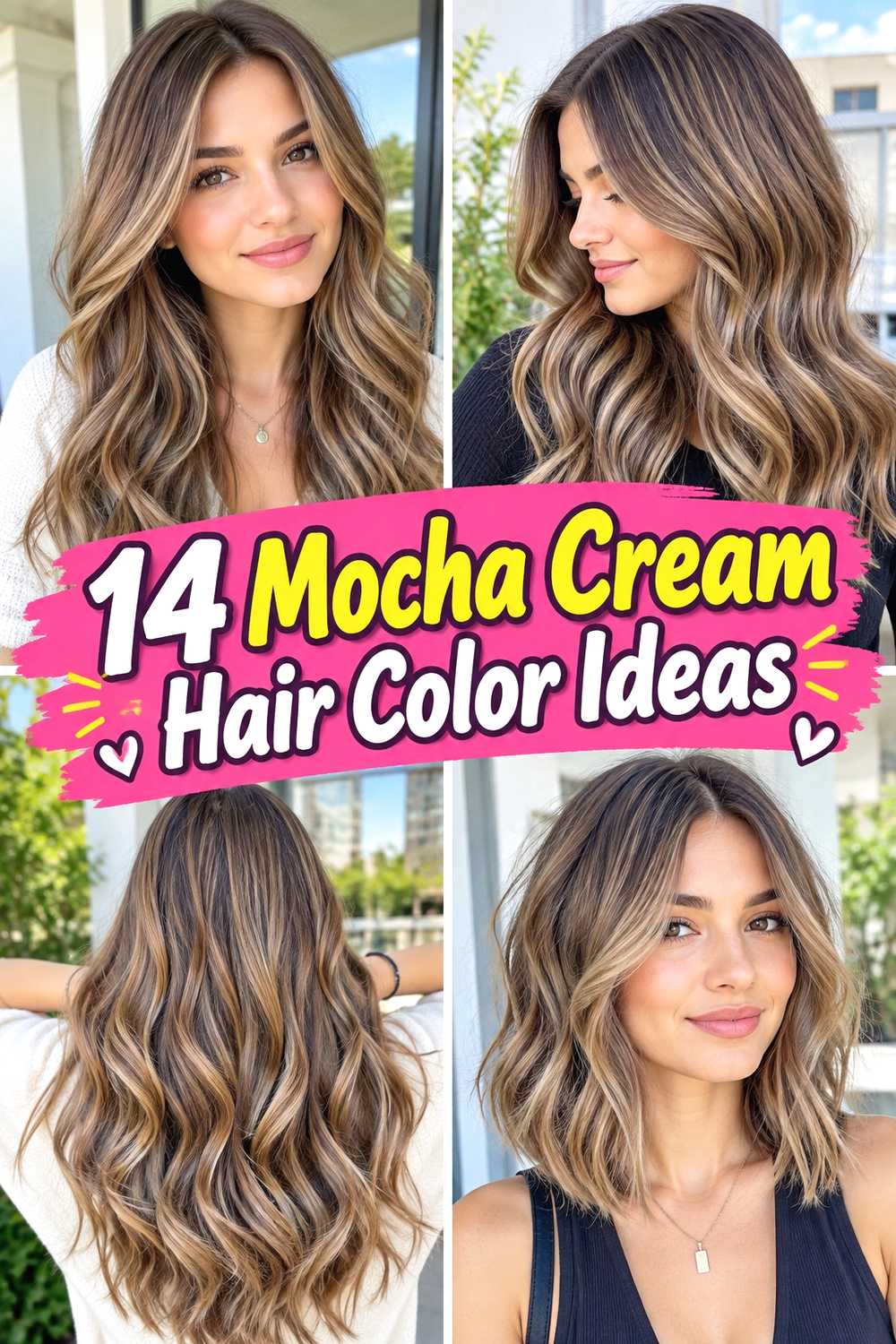 14 Mocha Cream Hair Color Ideas