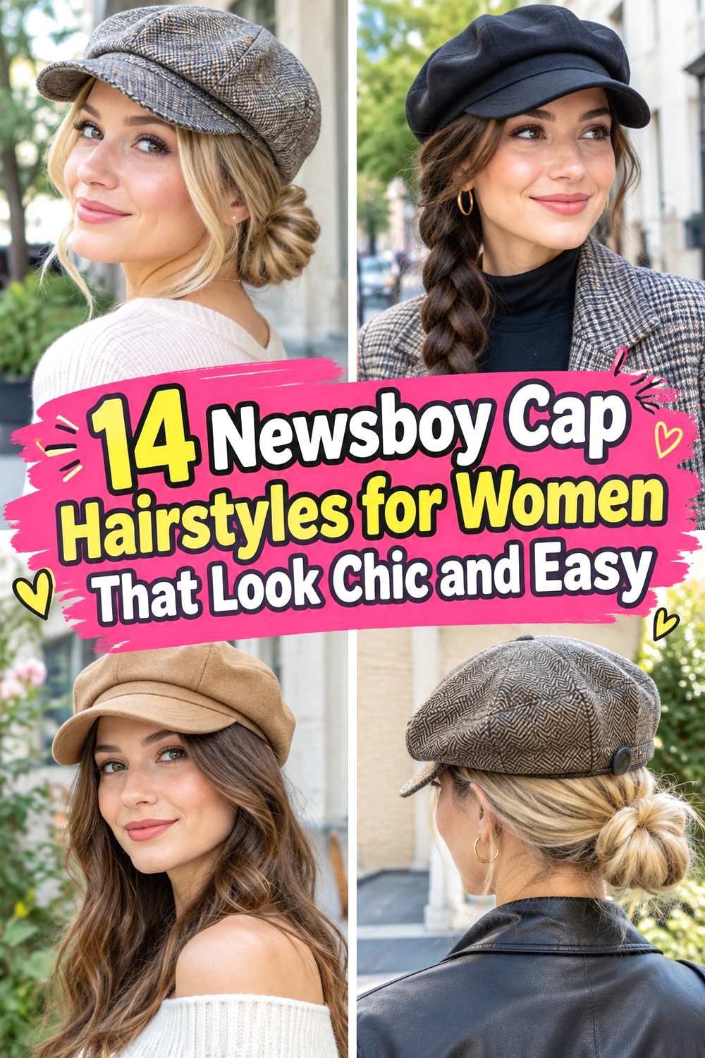 14 Newsboy Cap Hairstyles for Women That Look Chic and Easy