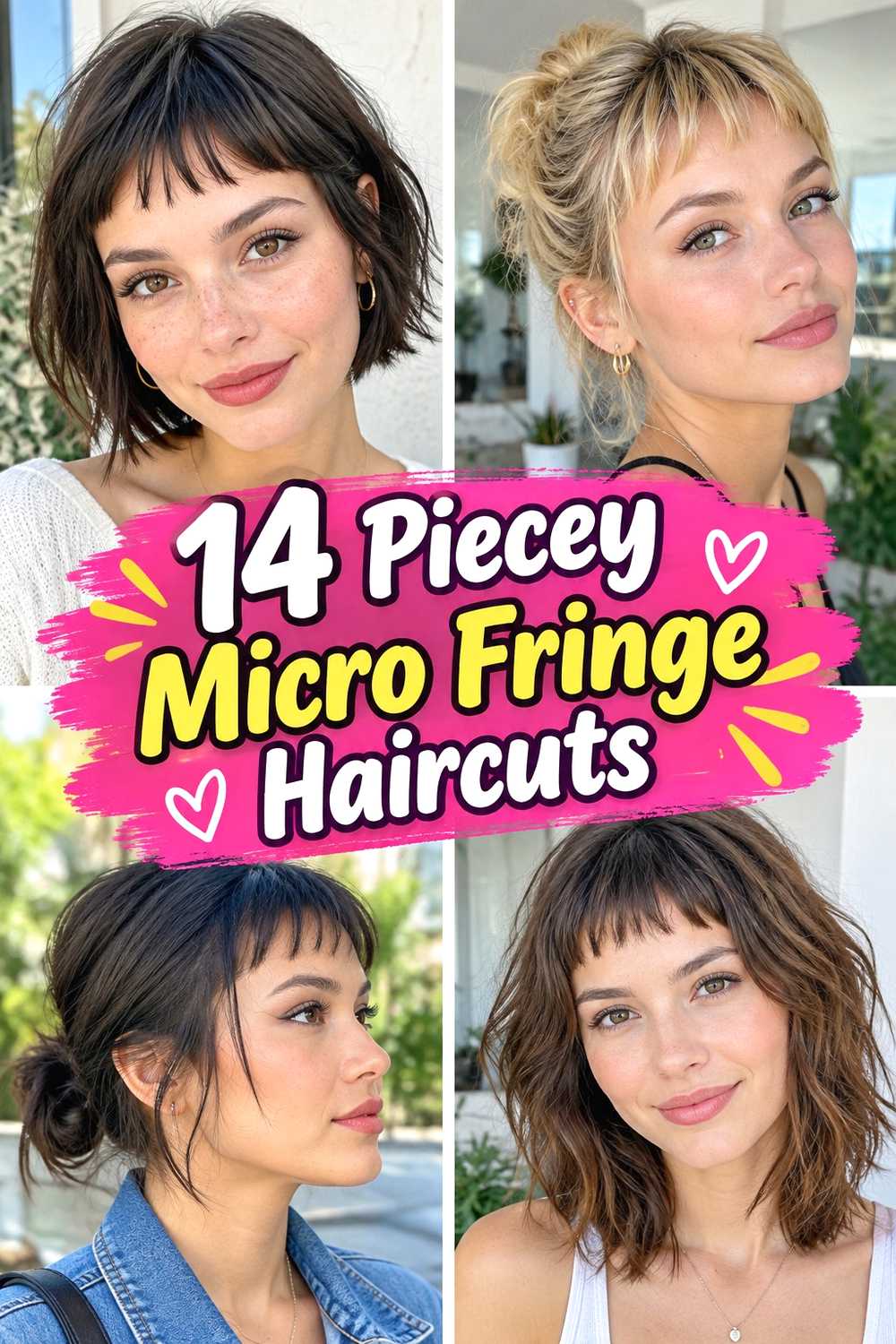 14 Piecey Micro Fringe Haircuts
