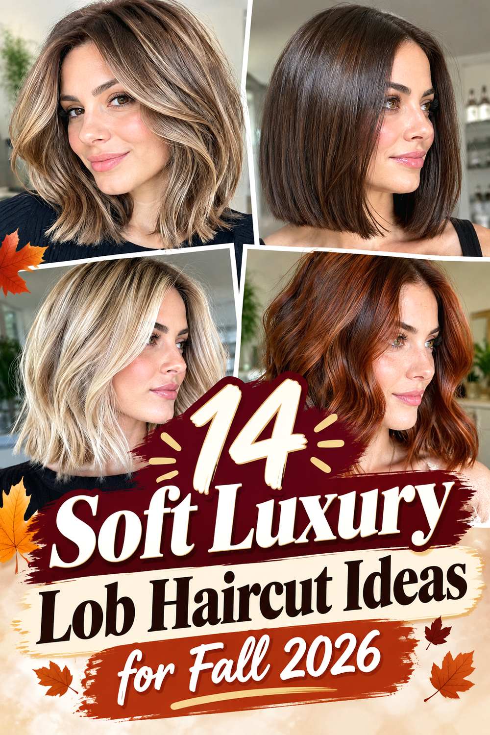 14 Soft Luxury Lob Haircut Ideas for Fall 2026