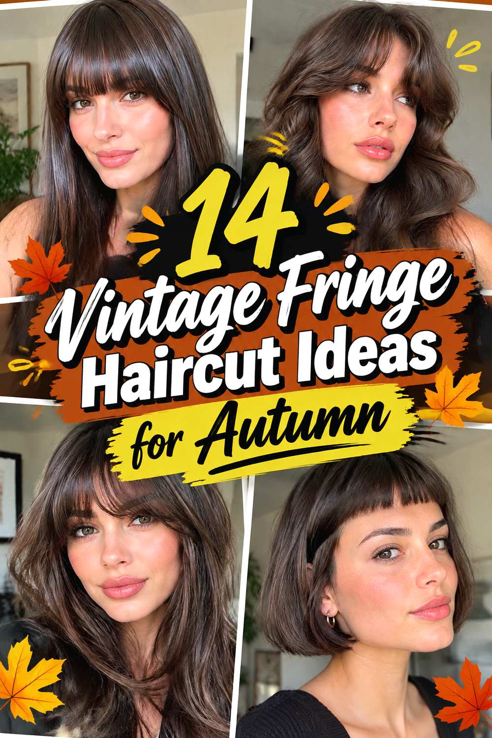 14 Vintage Fringe Haircut Ideas for Autumn