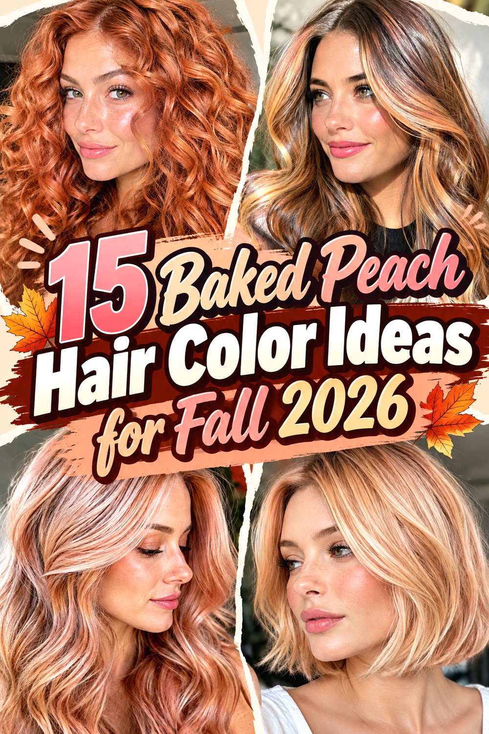 15 Baked Peach Hair Color Ideas for Fall 2026