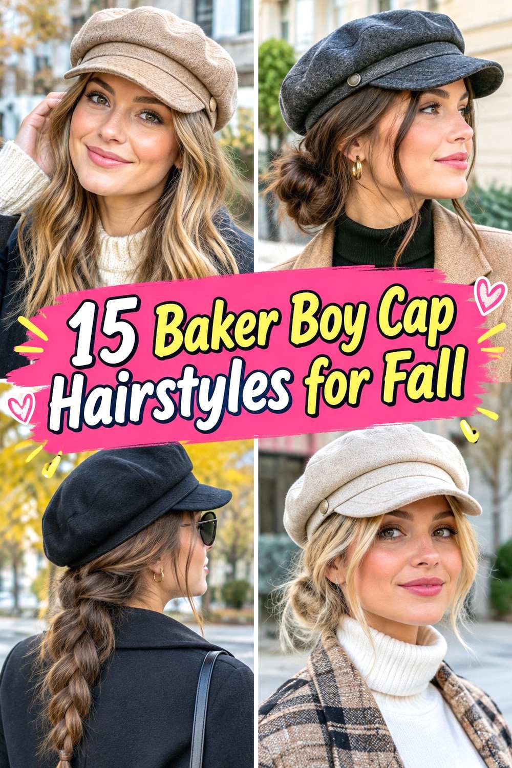 15 Baker Boy Cap Hairstyles for Fall