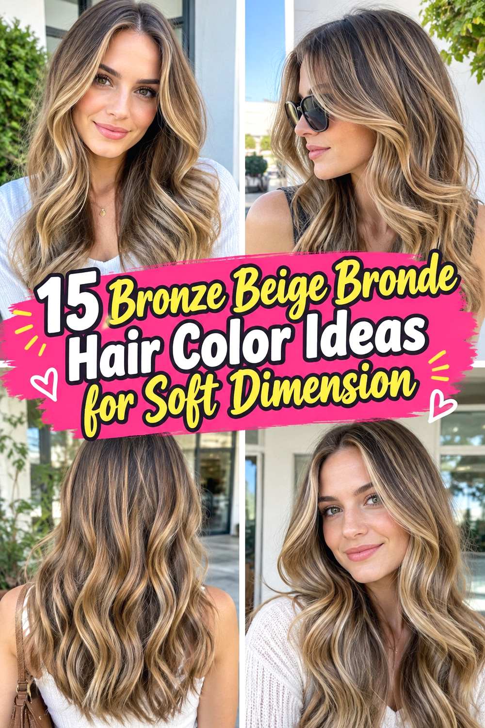 15 Bronze Beige Bronde Hair Color Ideas for Soft Dimension