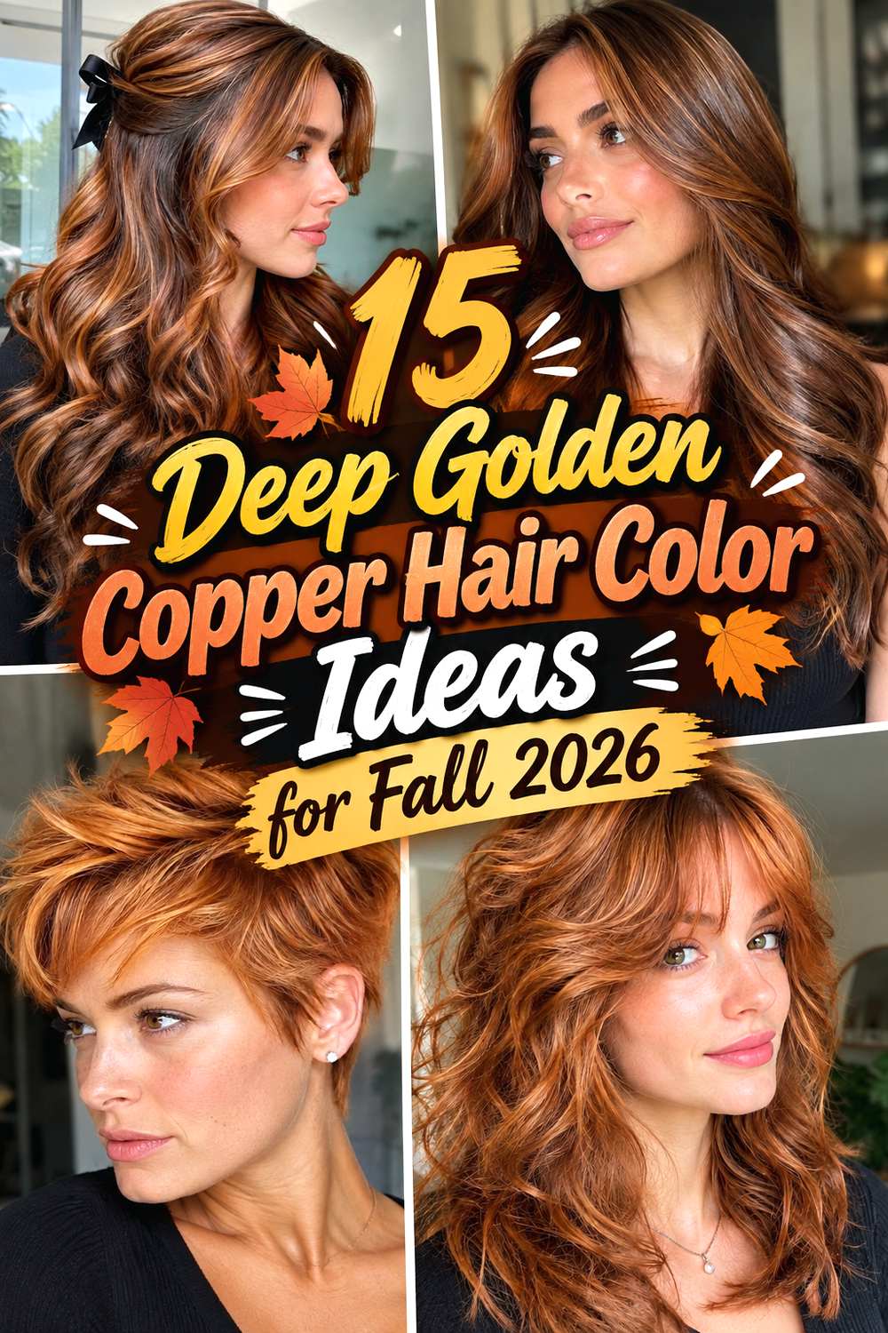 15 Deep Golden Copper Hair Color Ideas for Fall 2026