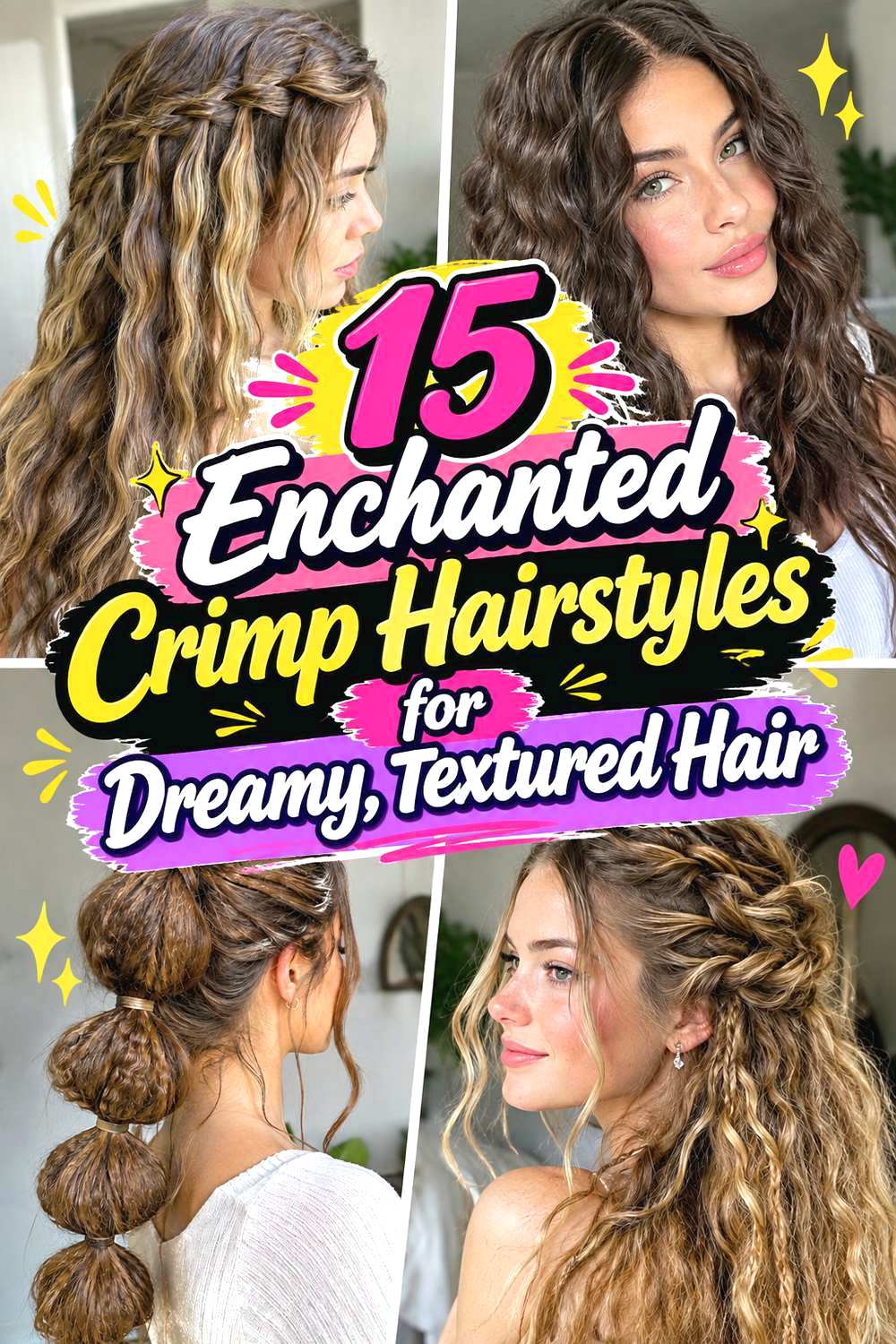 15 Enchanted Crimp Hairstyles for Dreamy, Textured Hair