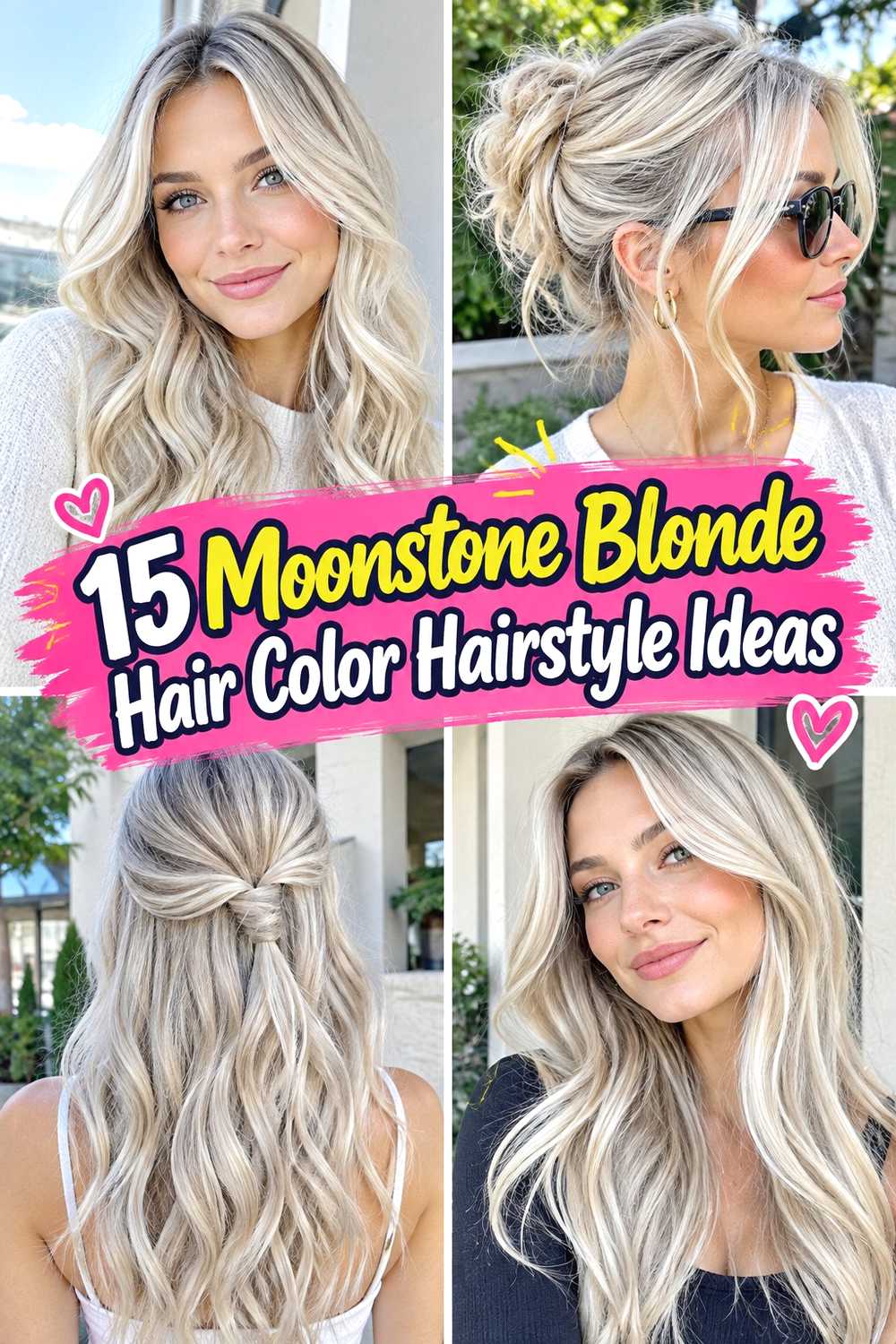 15 Moonstone Blonde Hair Color Hairstyle Ideas