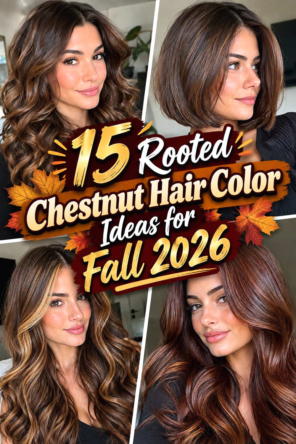 15 Rooted Chestnut Hair Color Ideas for Fall 2026