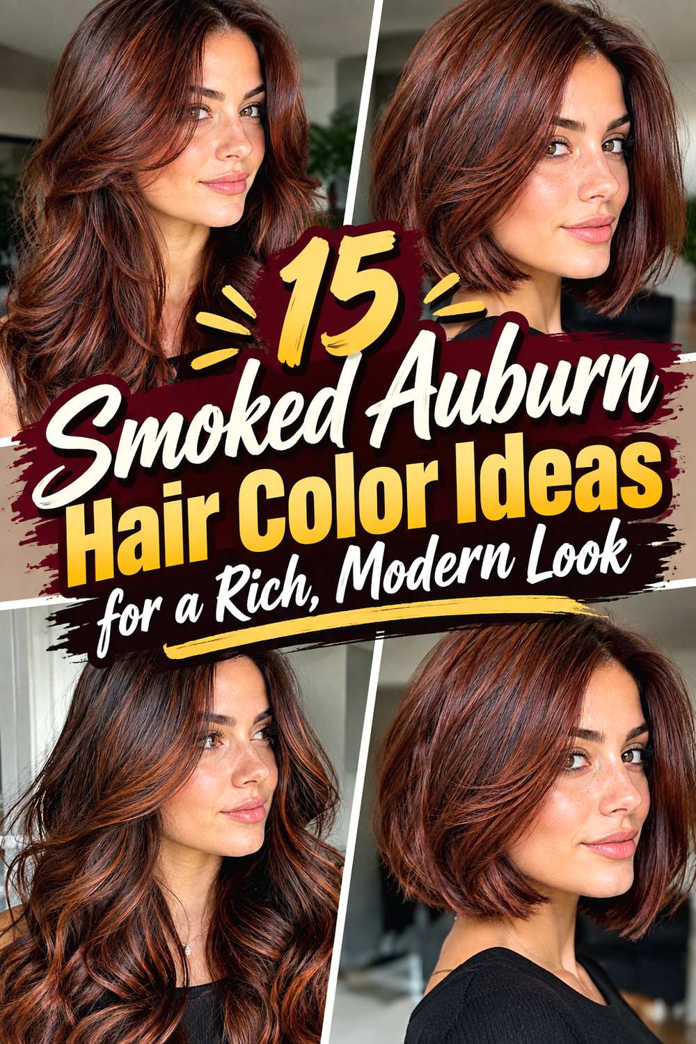 15 Smoked Auburn Hair Color Ideas for a Rich, Modern Look