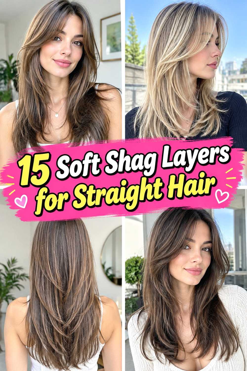 15 Soft Shag Layers for Straight Hair