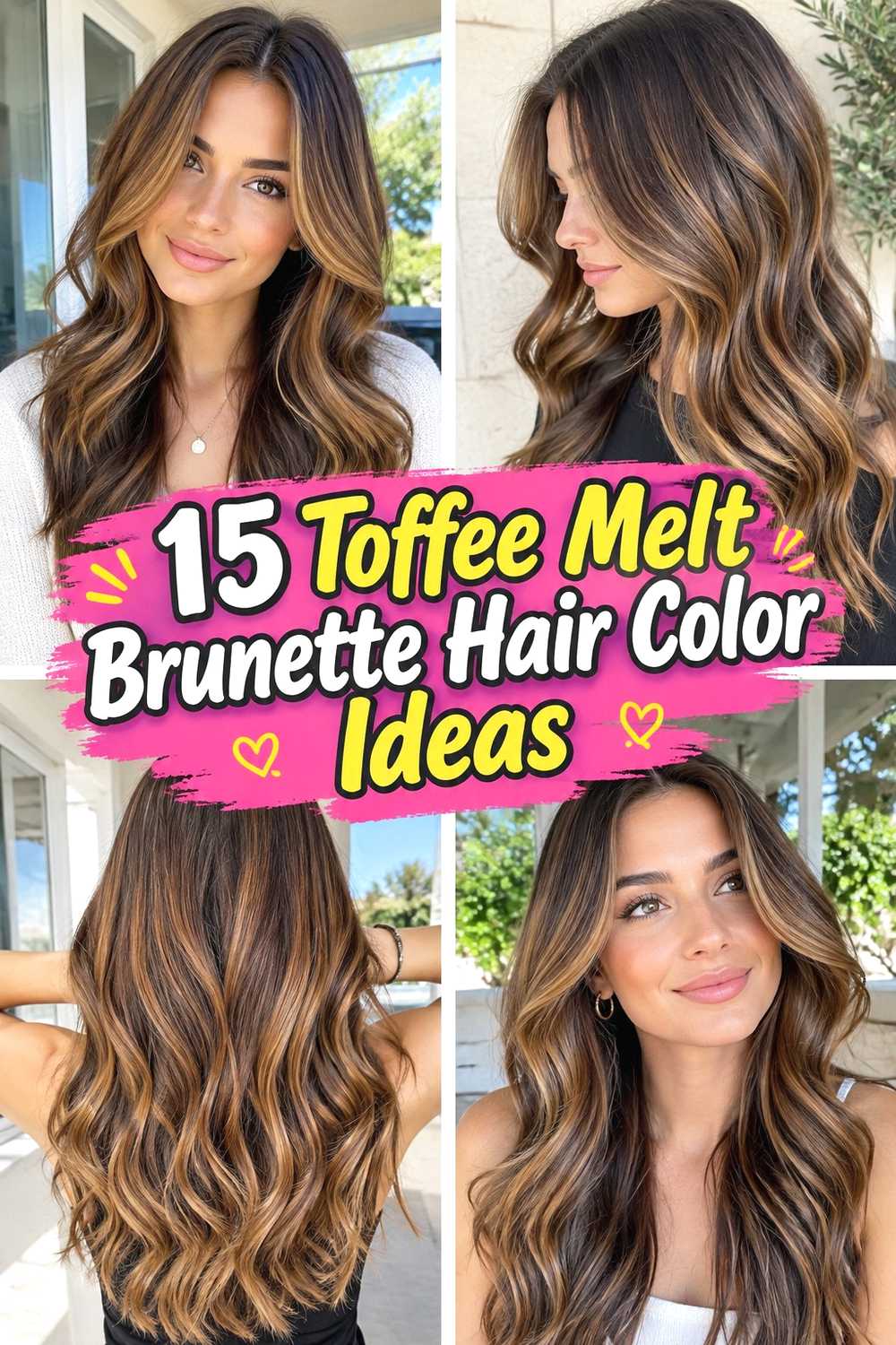 15 Toffee Melt Brunette Hair Color Ideas