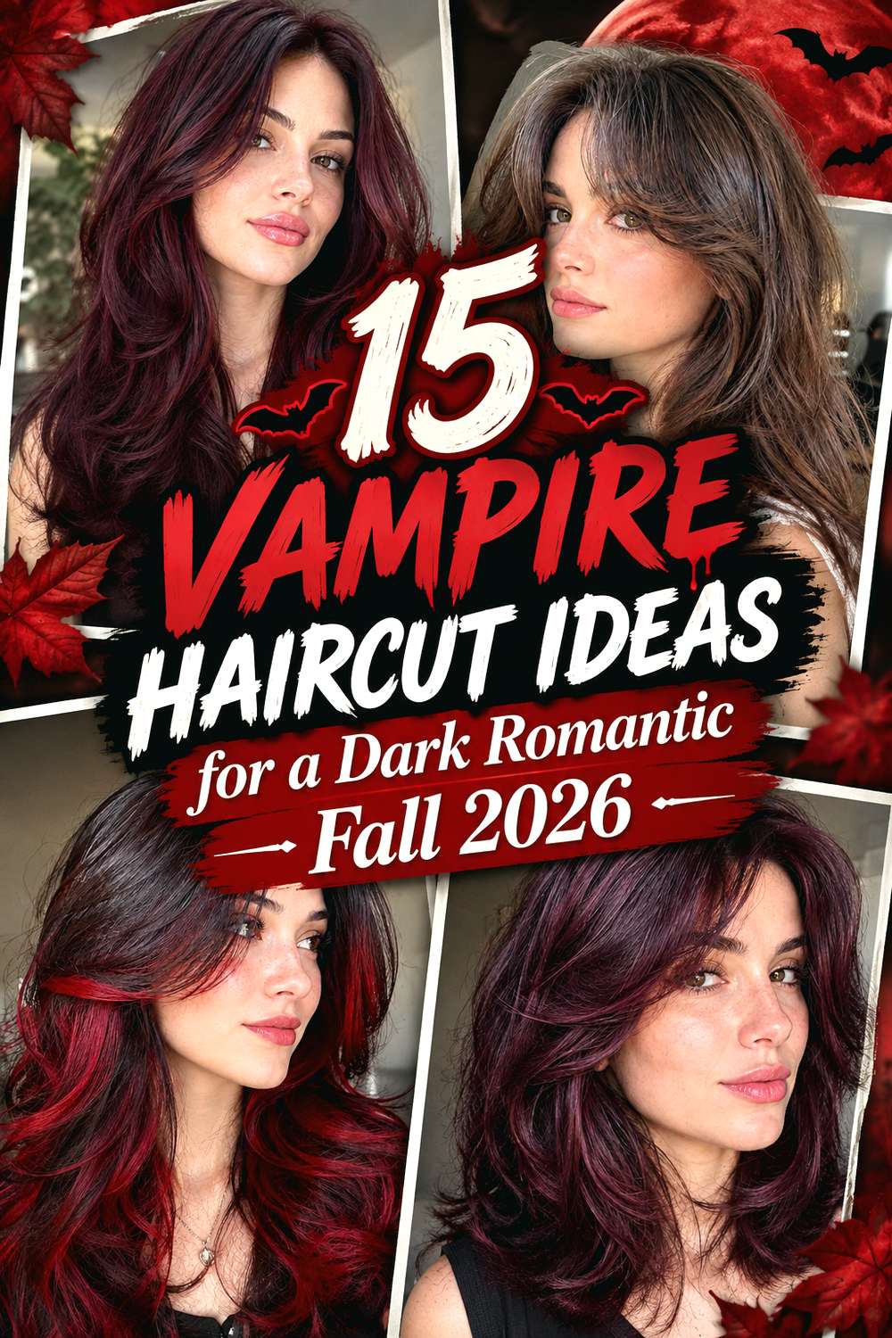 15 Vampire Haircut Ideas for a Dark Romantic Fall 2026