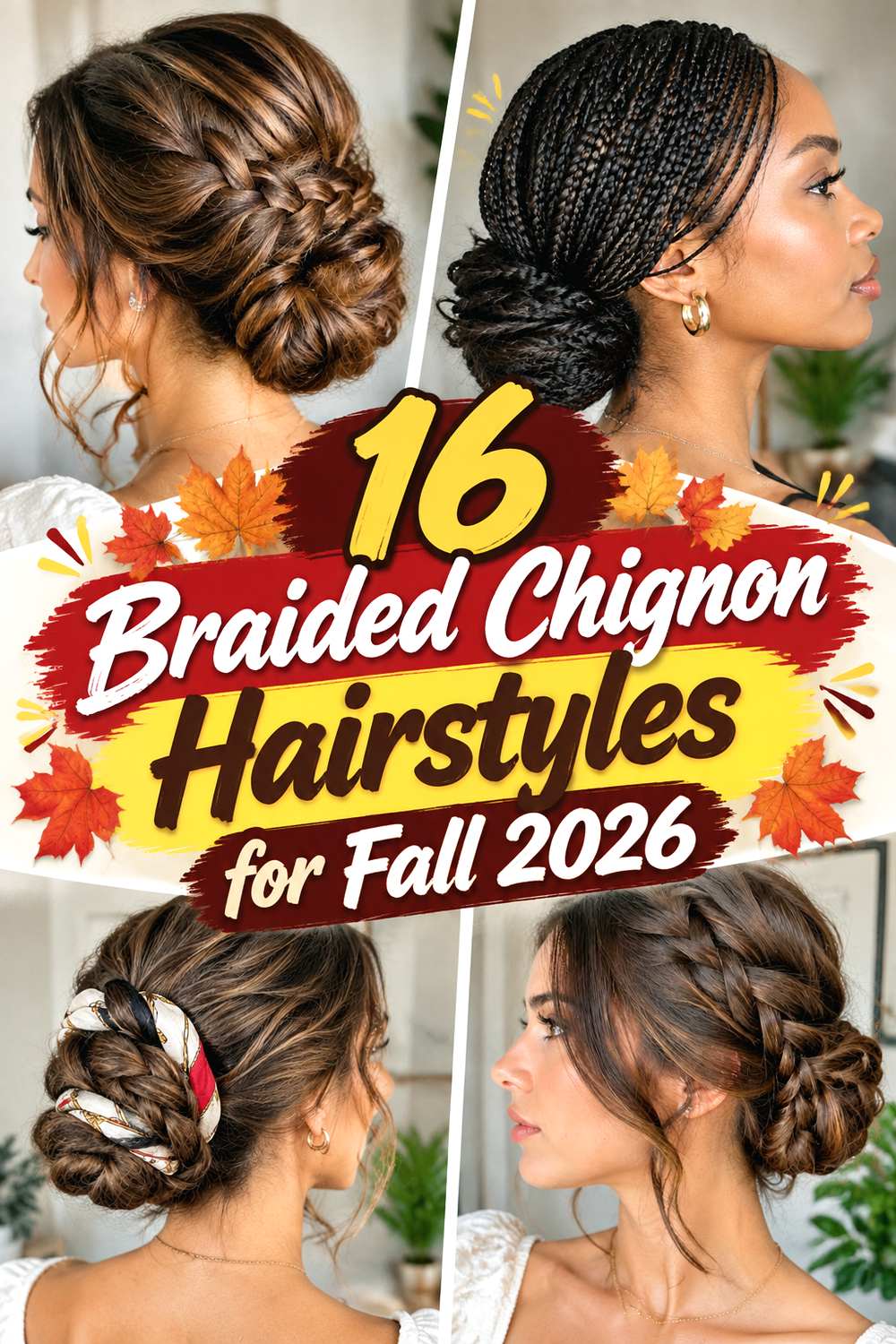 16 Braided Chignon Hairstyles for Fall 2026